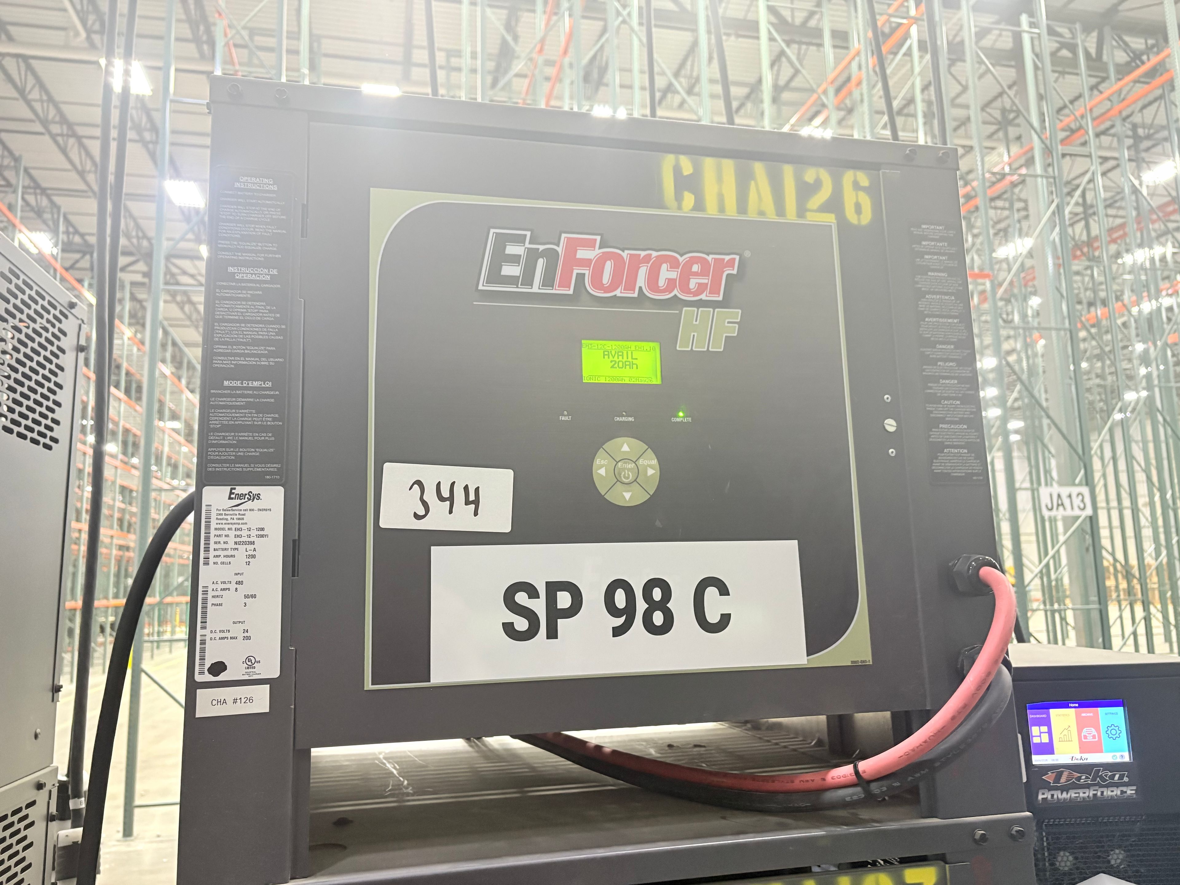 Enersys Enforcer HF- 24V Battery Charger