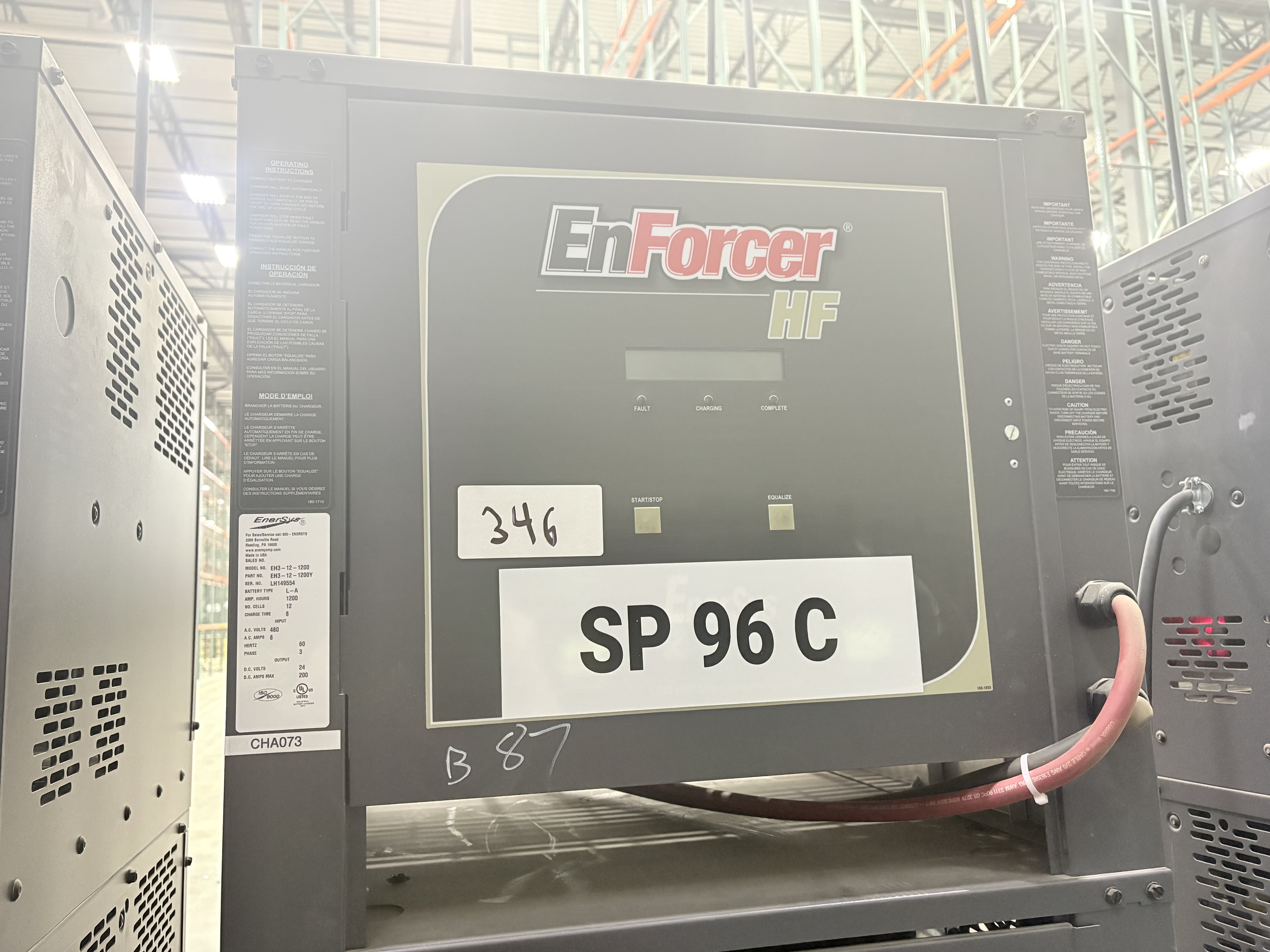 Enersys Enforcer HF- 24V Battery Charger