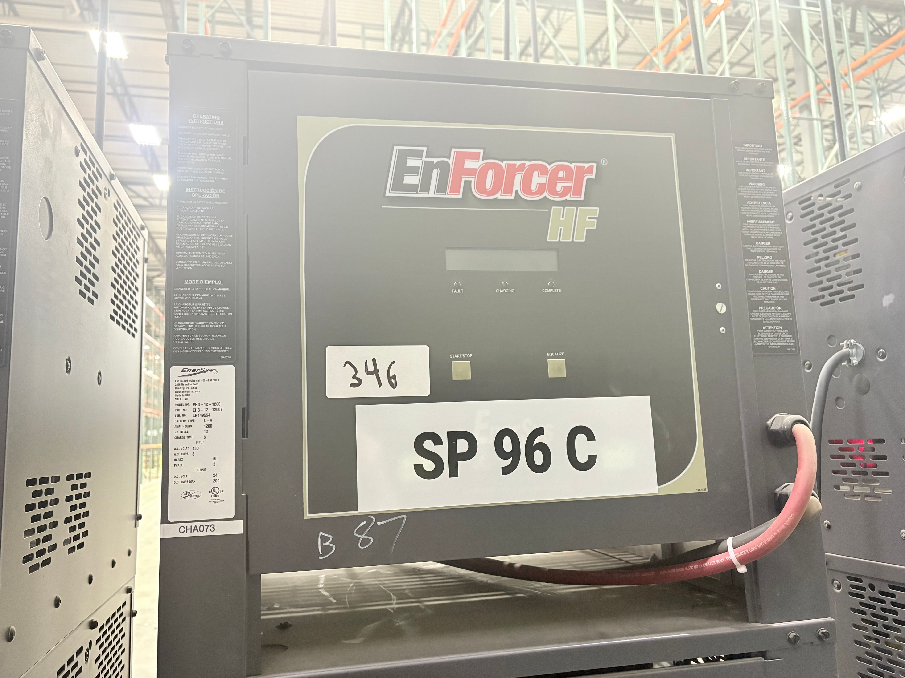 Enersys Enforcer HF- 24V Battery Charger