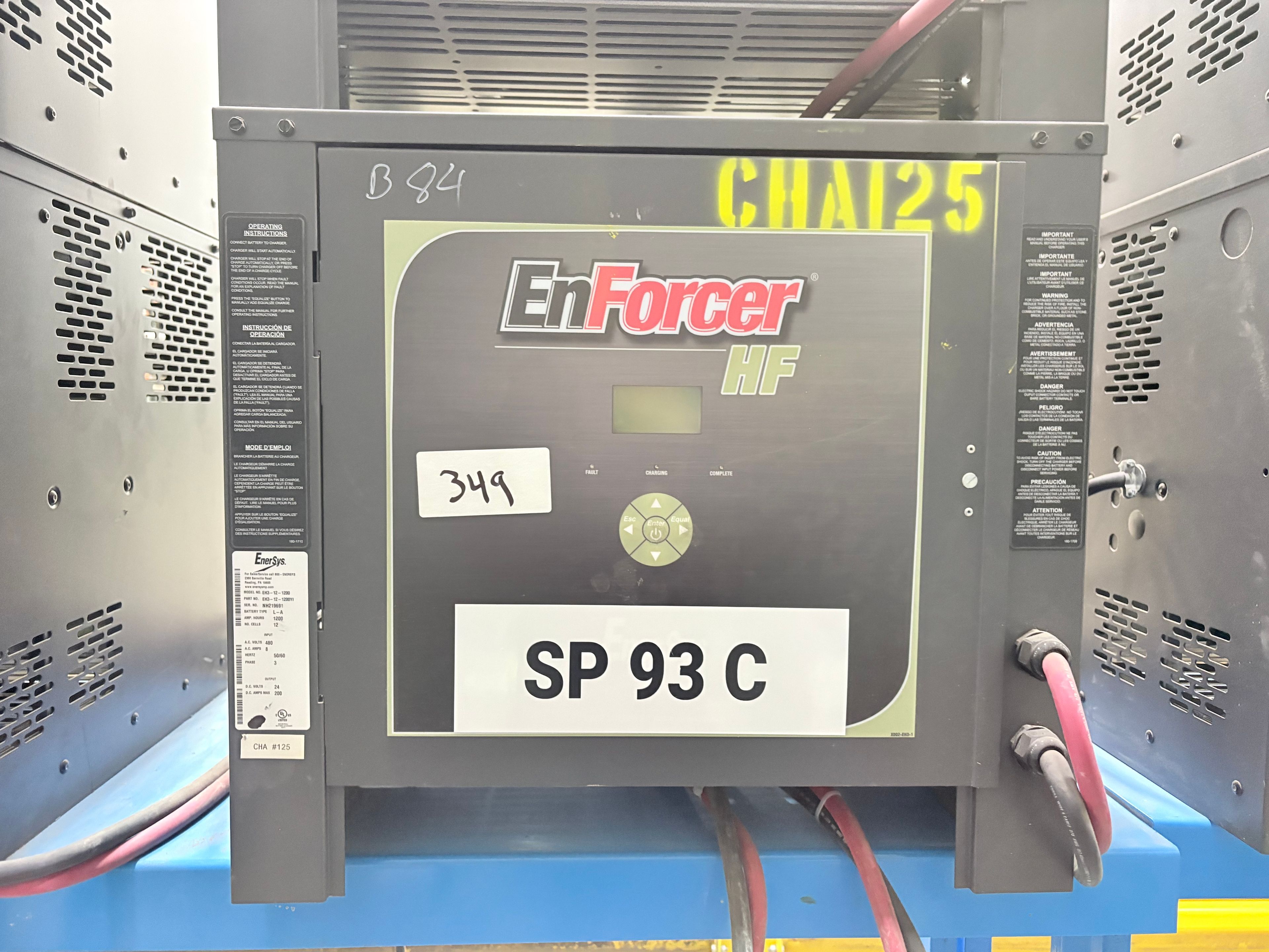 Enersys Enforcer HF- 24V Battery Charger