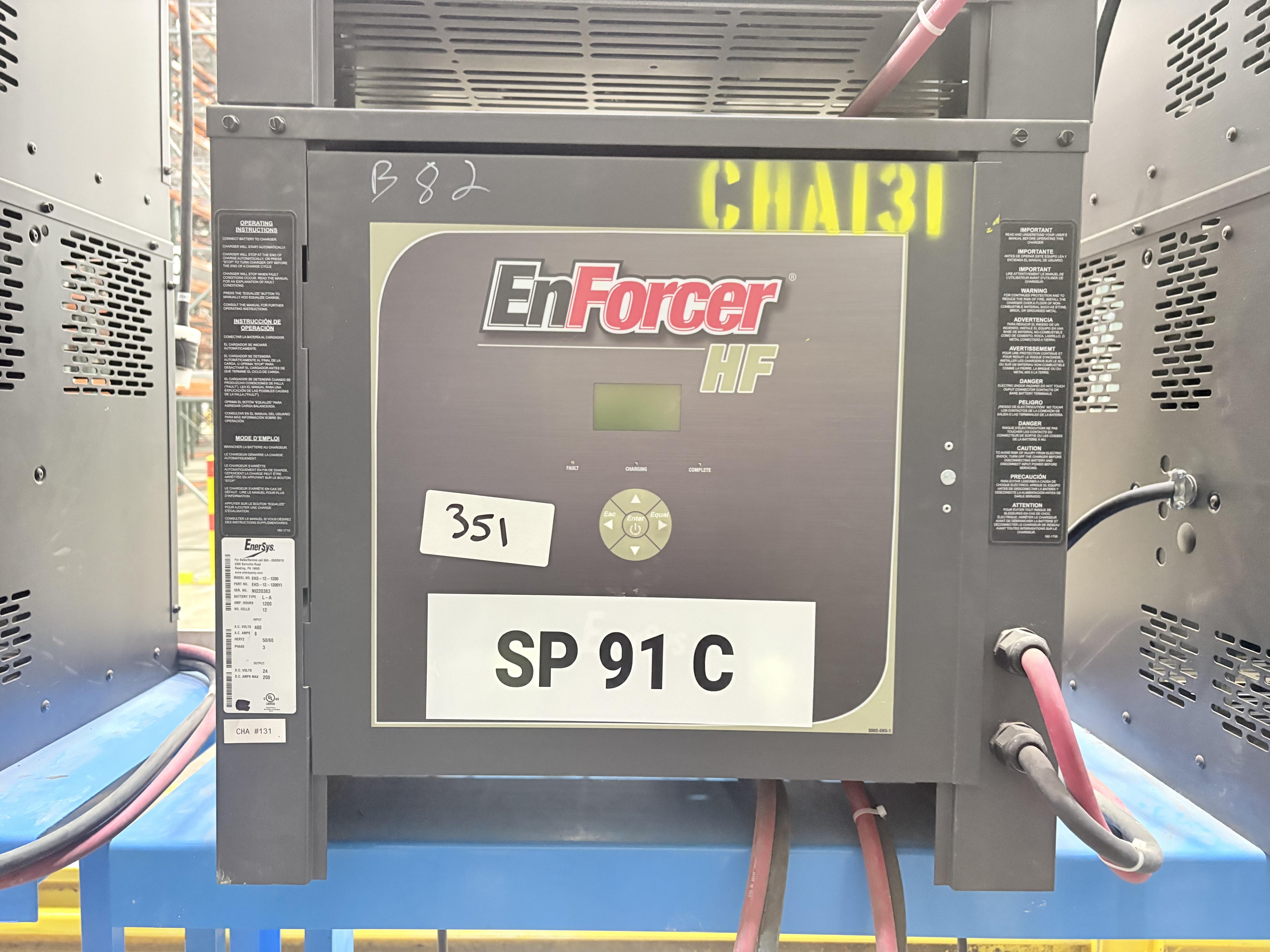 Enersys Enforcer HF- 24V Battery Charger