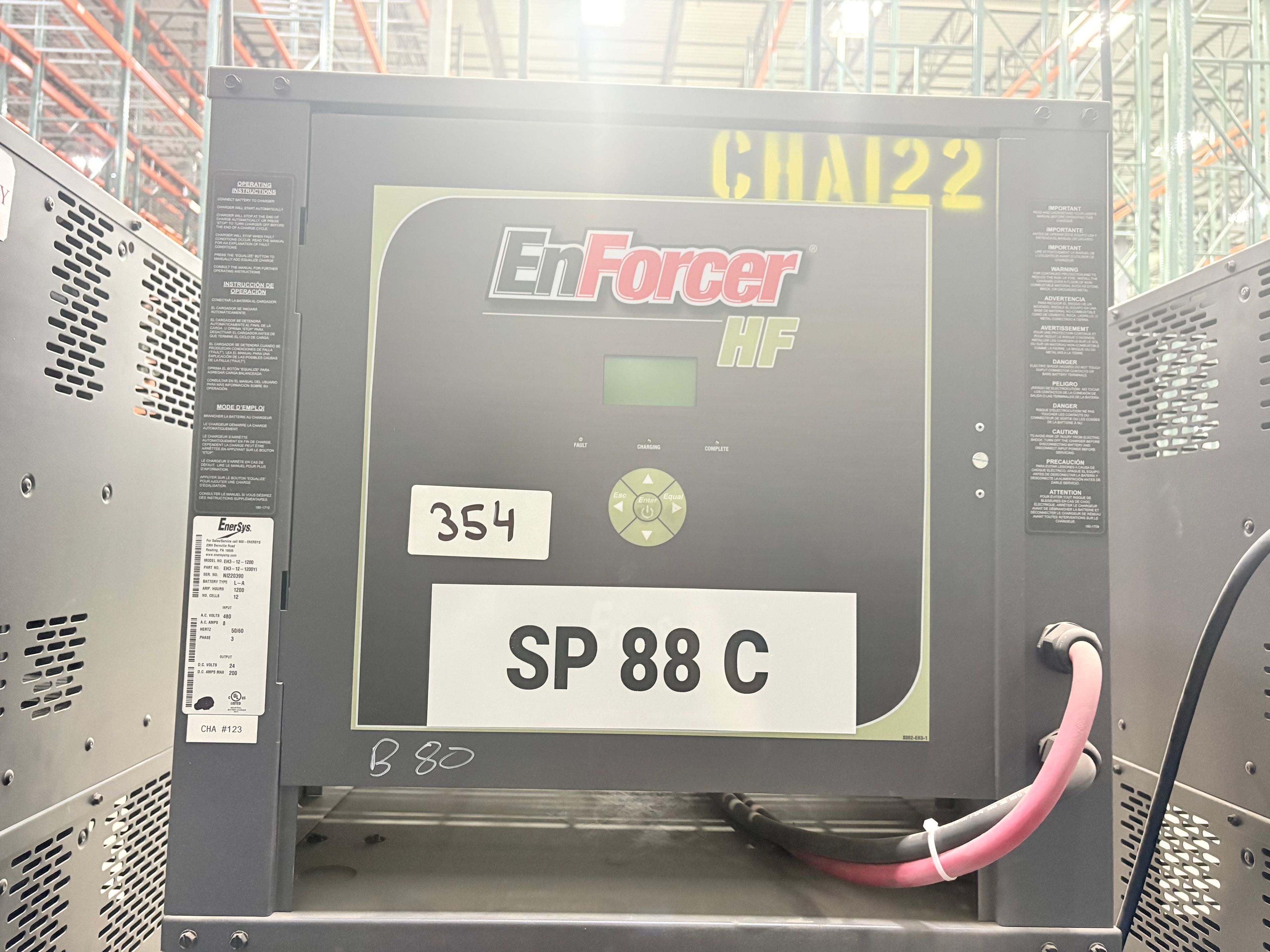 Enersys Enforcer HF- 24V Battery Charger