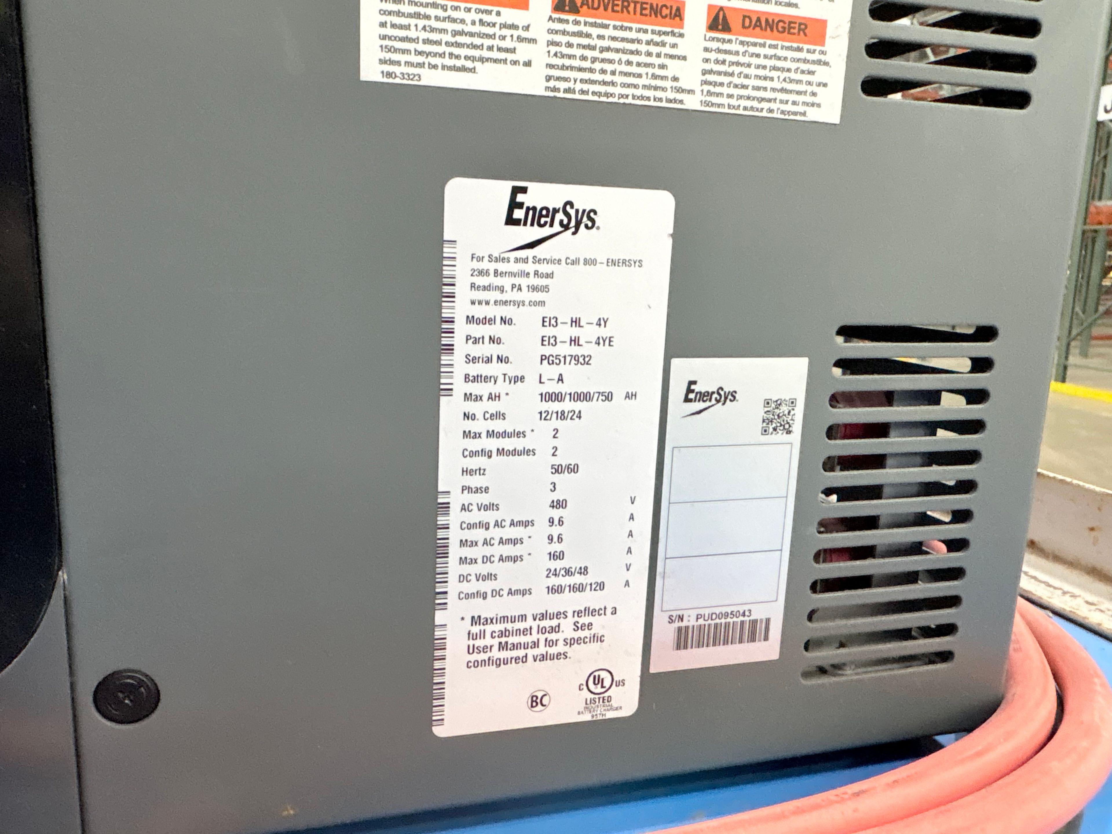 Enersys Enforcer Impaq - 24V/36V/48V Charger - Document 2