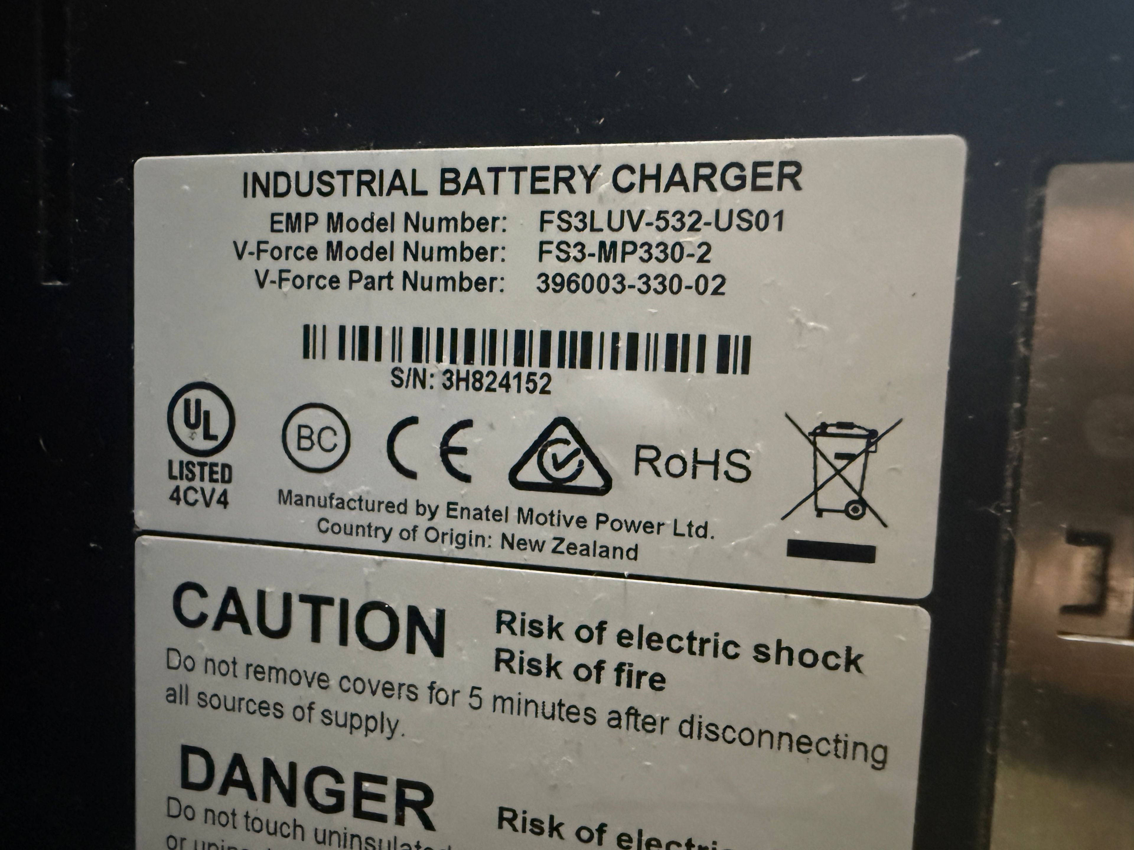 V-Force VHFM - 24V Charger - Document 4