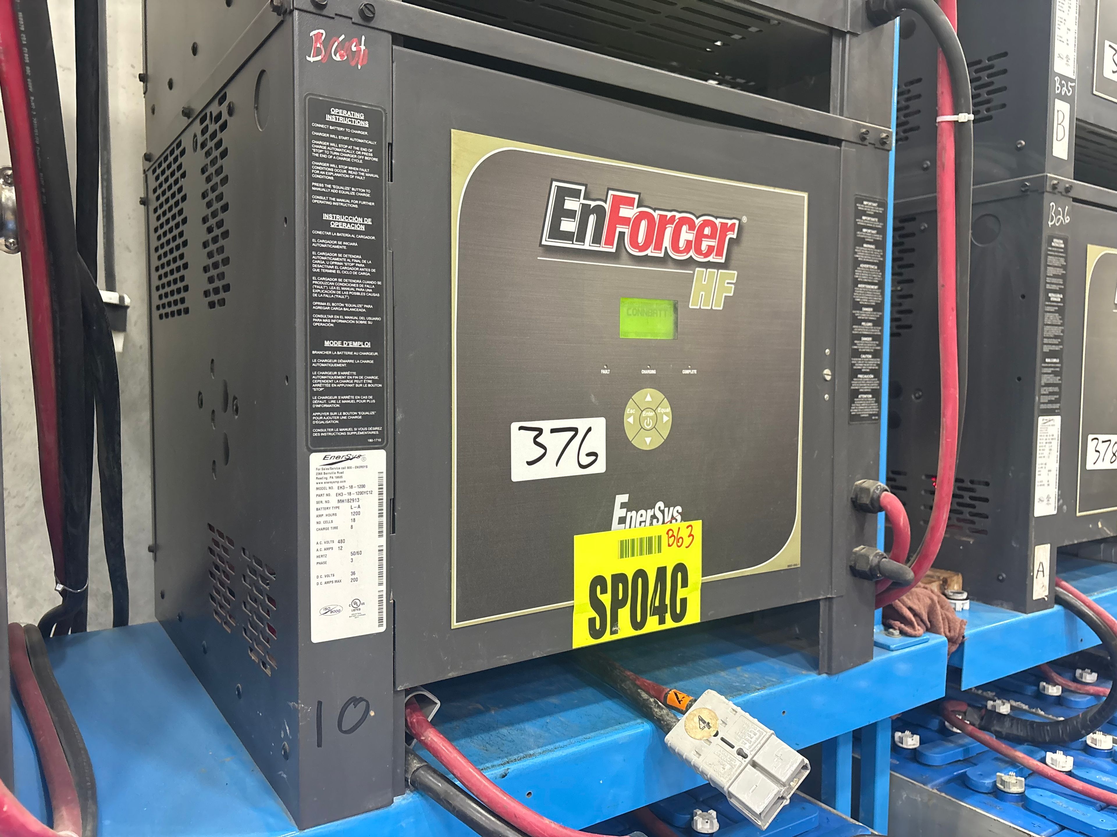 Enersys Enforcer HF- 36V Battery Charger