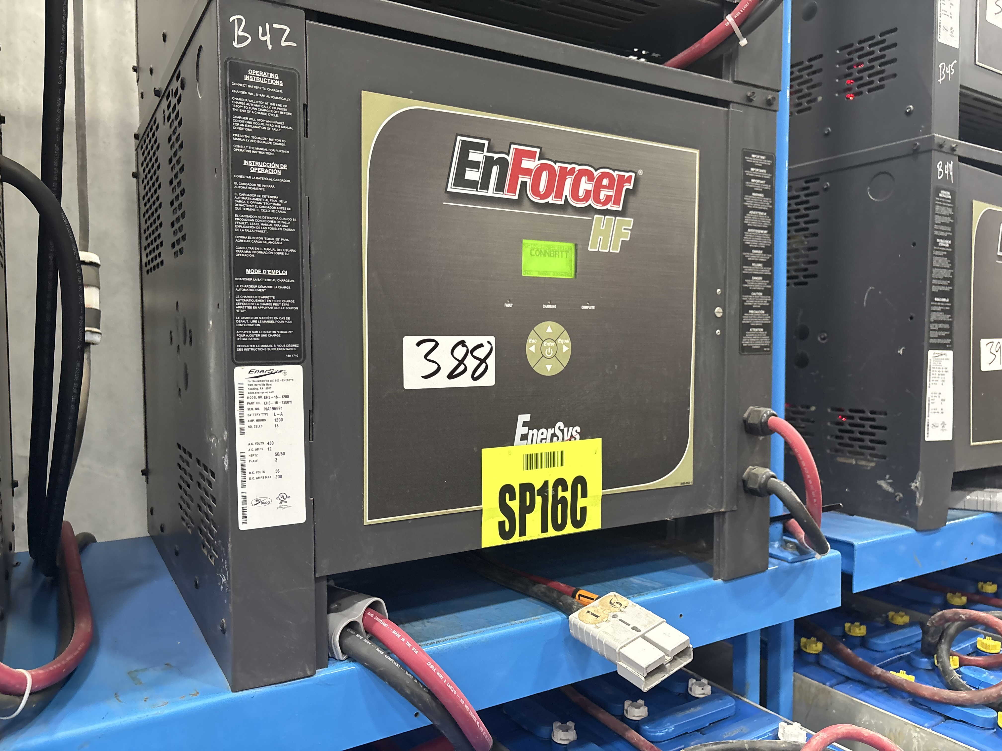 Enersys Enforcer HF- 36V Battery Charger