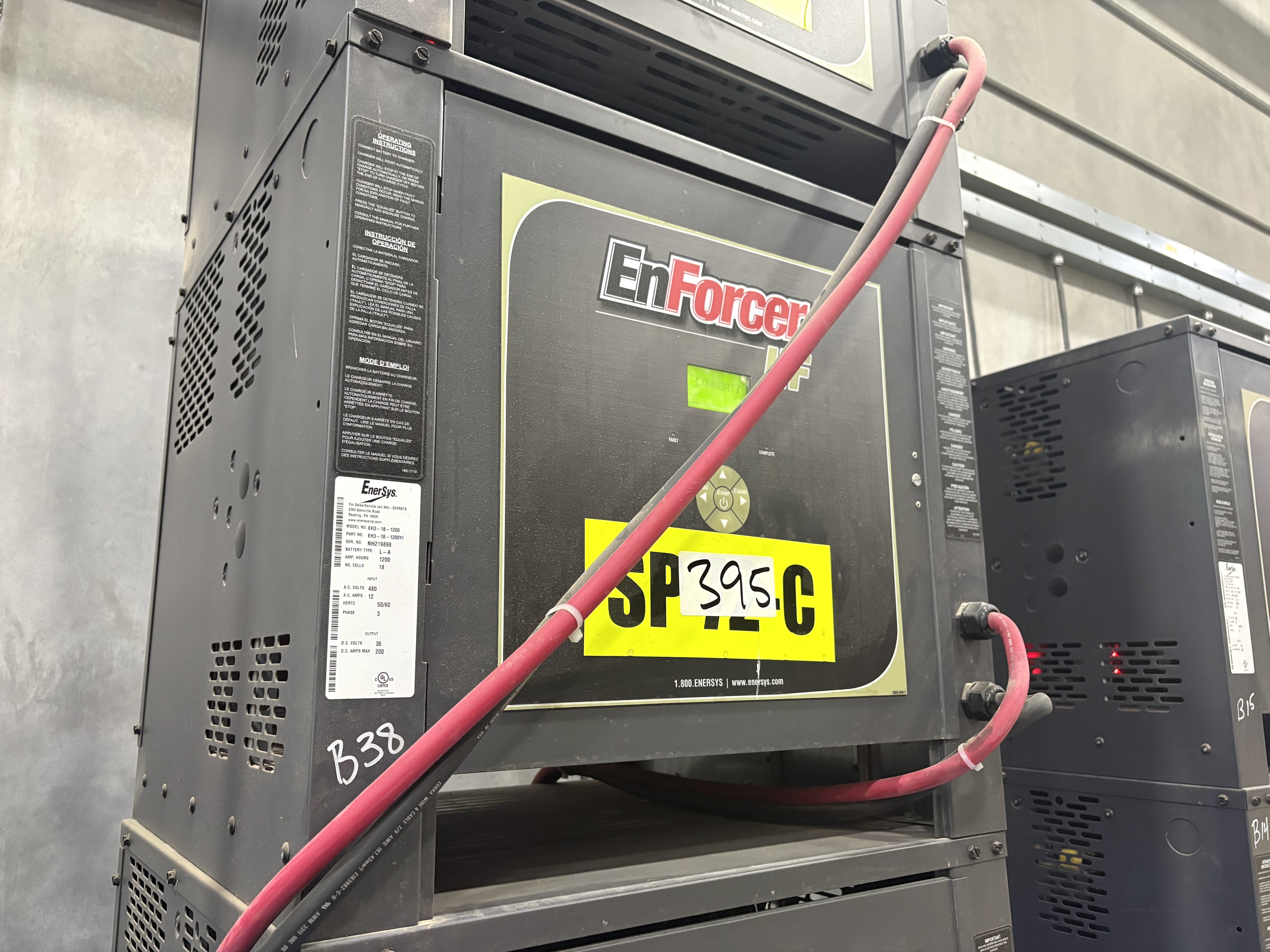 Enersys Enforcer HF- 36V Battery Charger