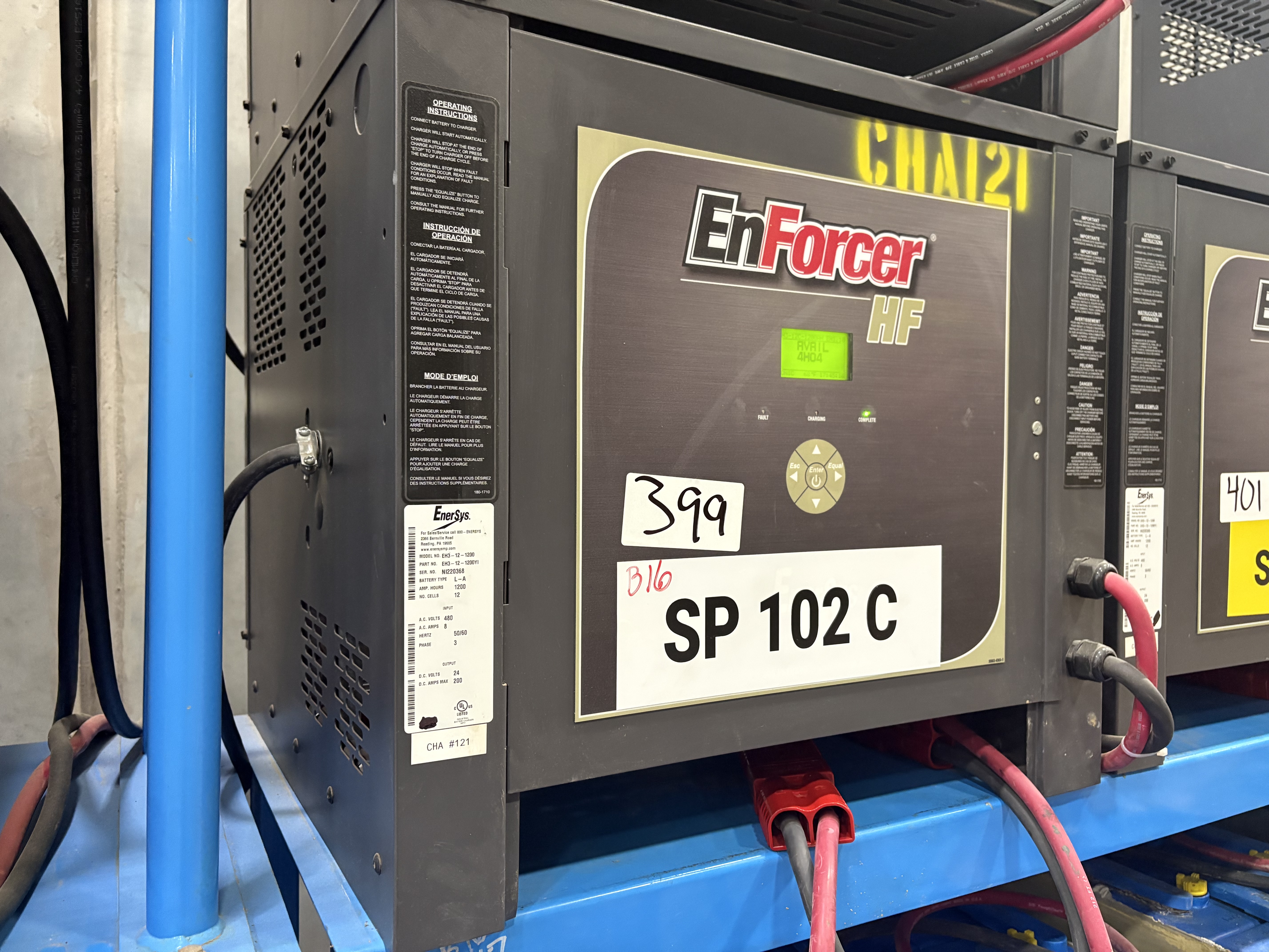 Enersys Enforcer HF- 24V Battery Charger