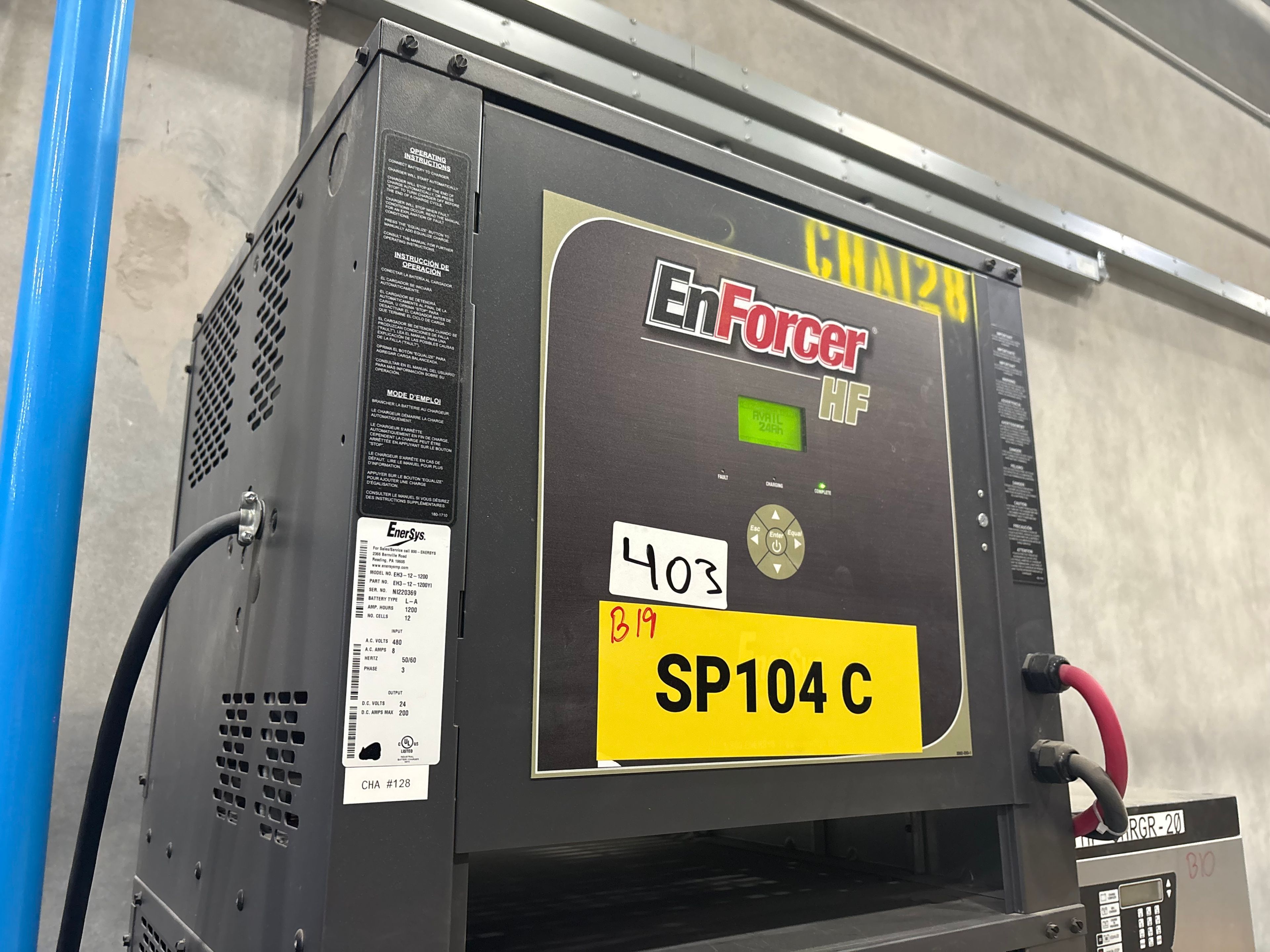 Enersys Enforcer HF- 24V Battery Charger