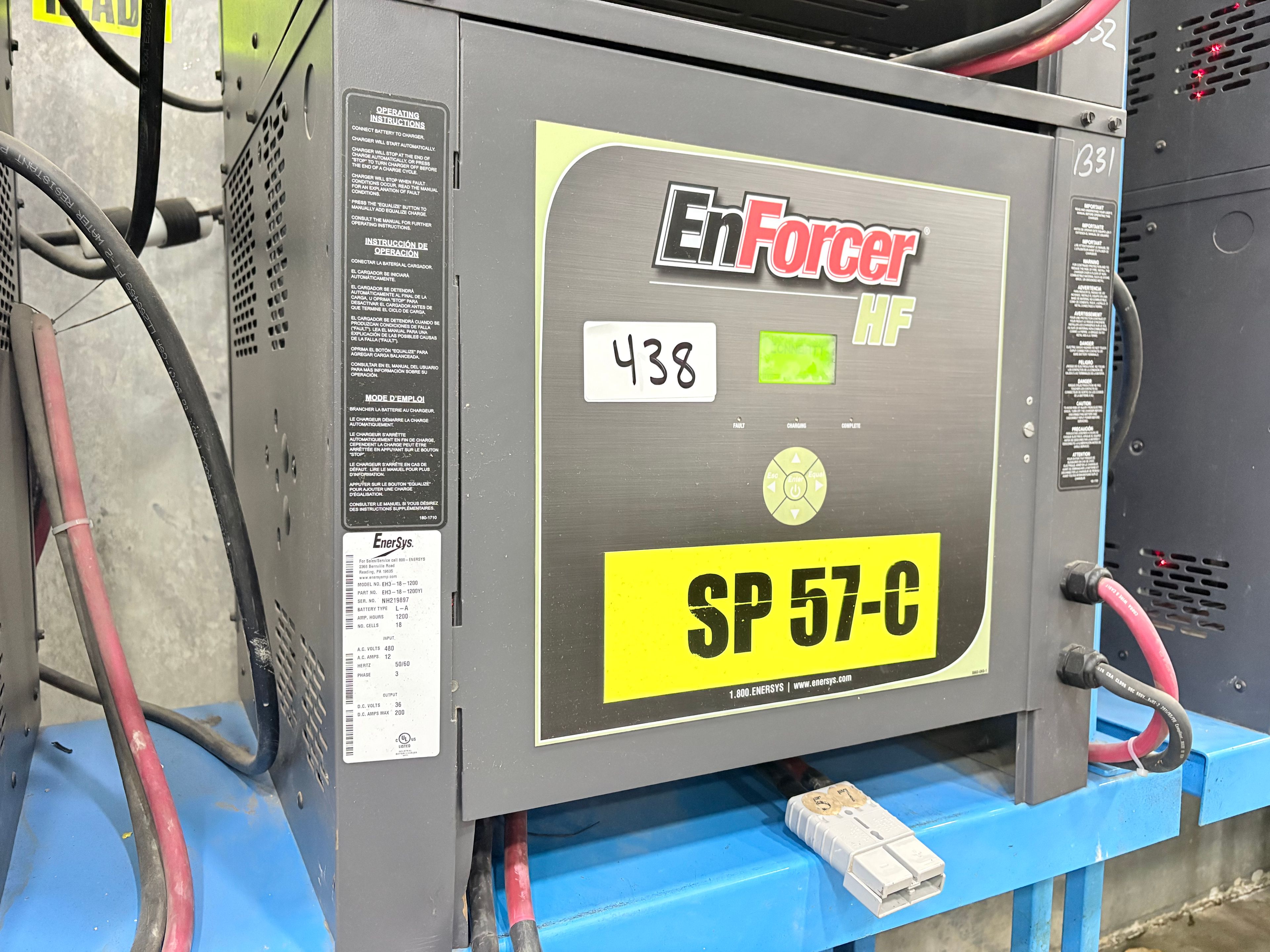 Enersys Enforcer HF- 36V Battery Charger