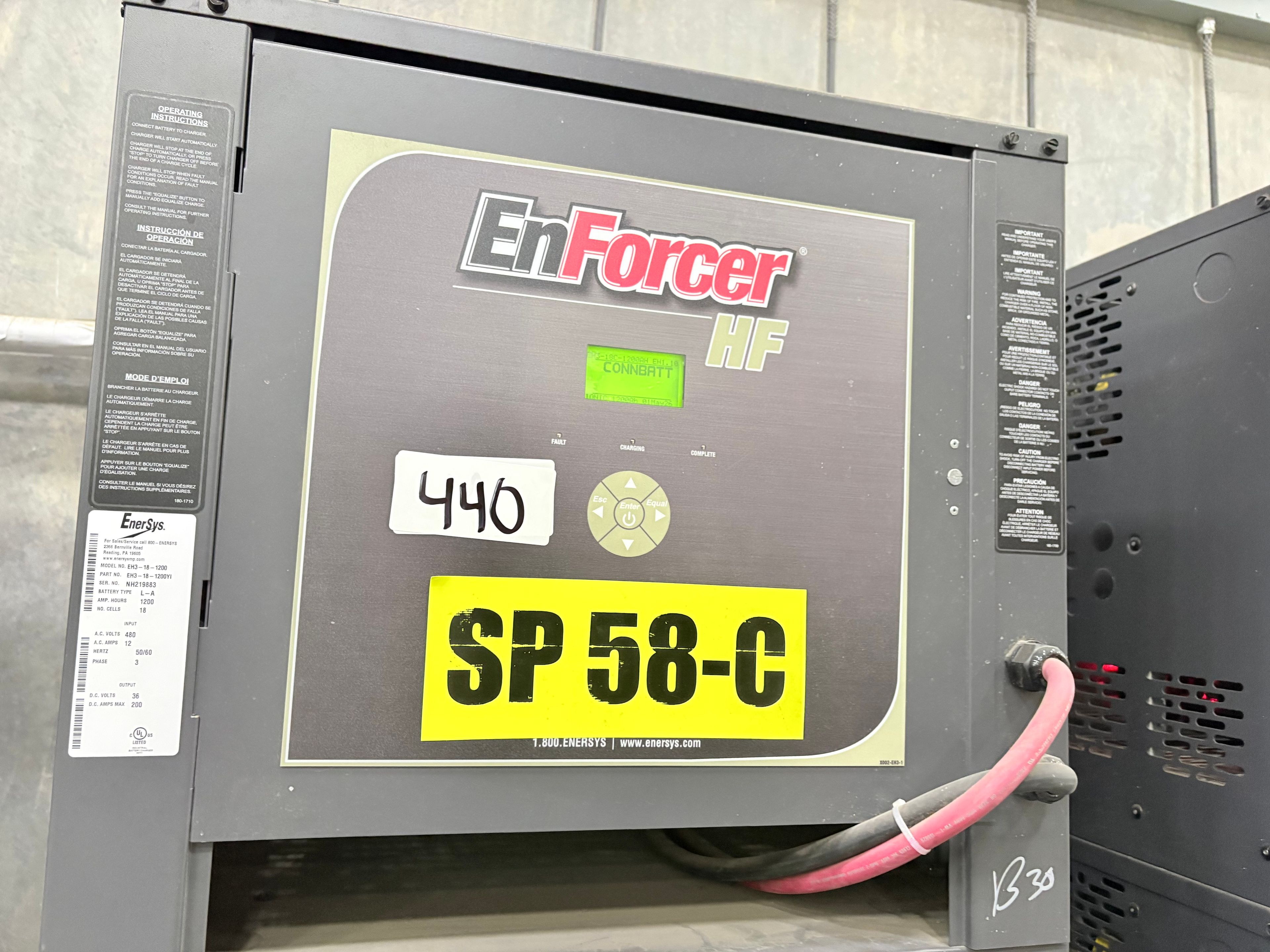 Enersys Enforcer HF- 36V Battery Charger