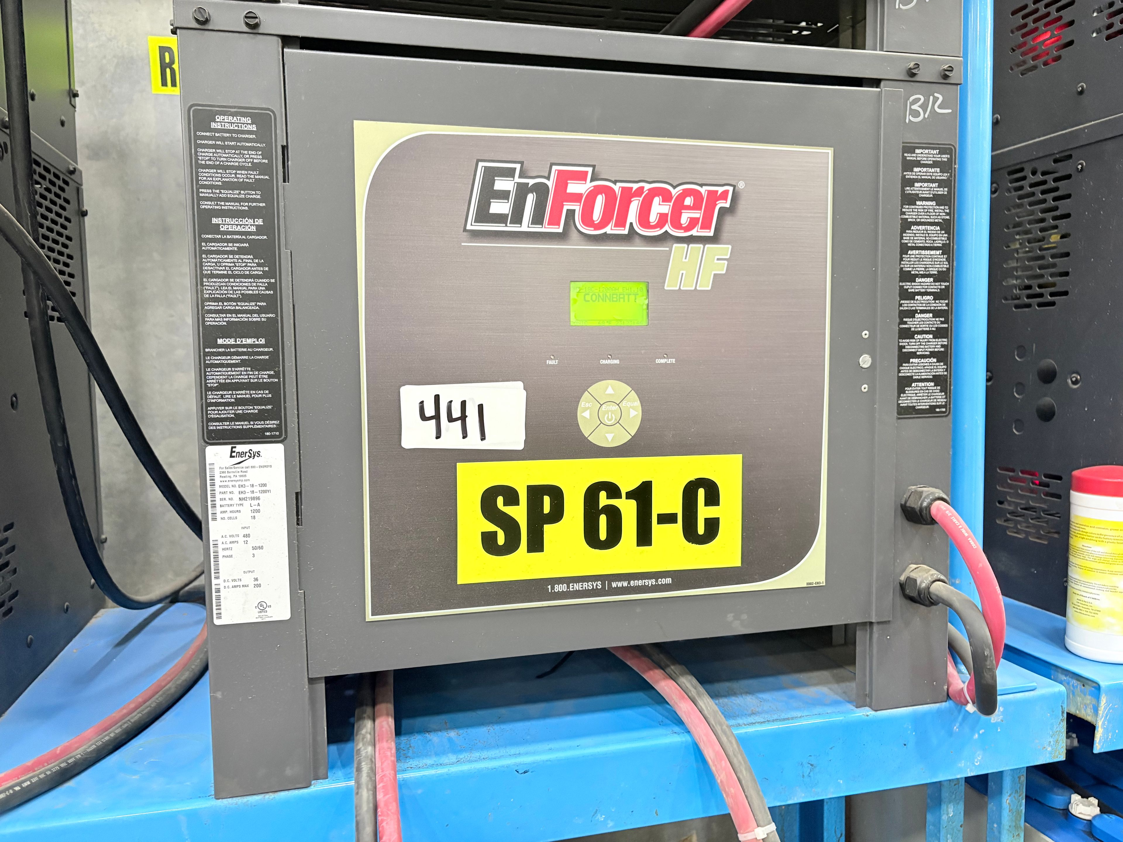 Enersys Enforcer HF- 36V Battery Charger