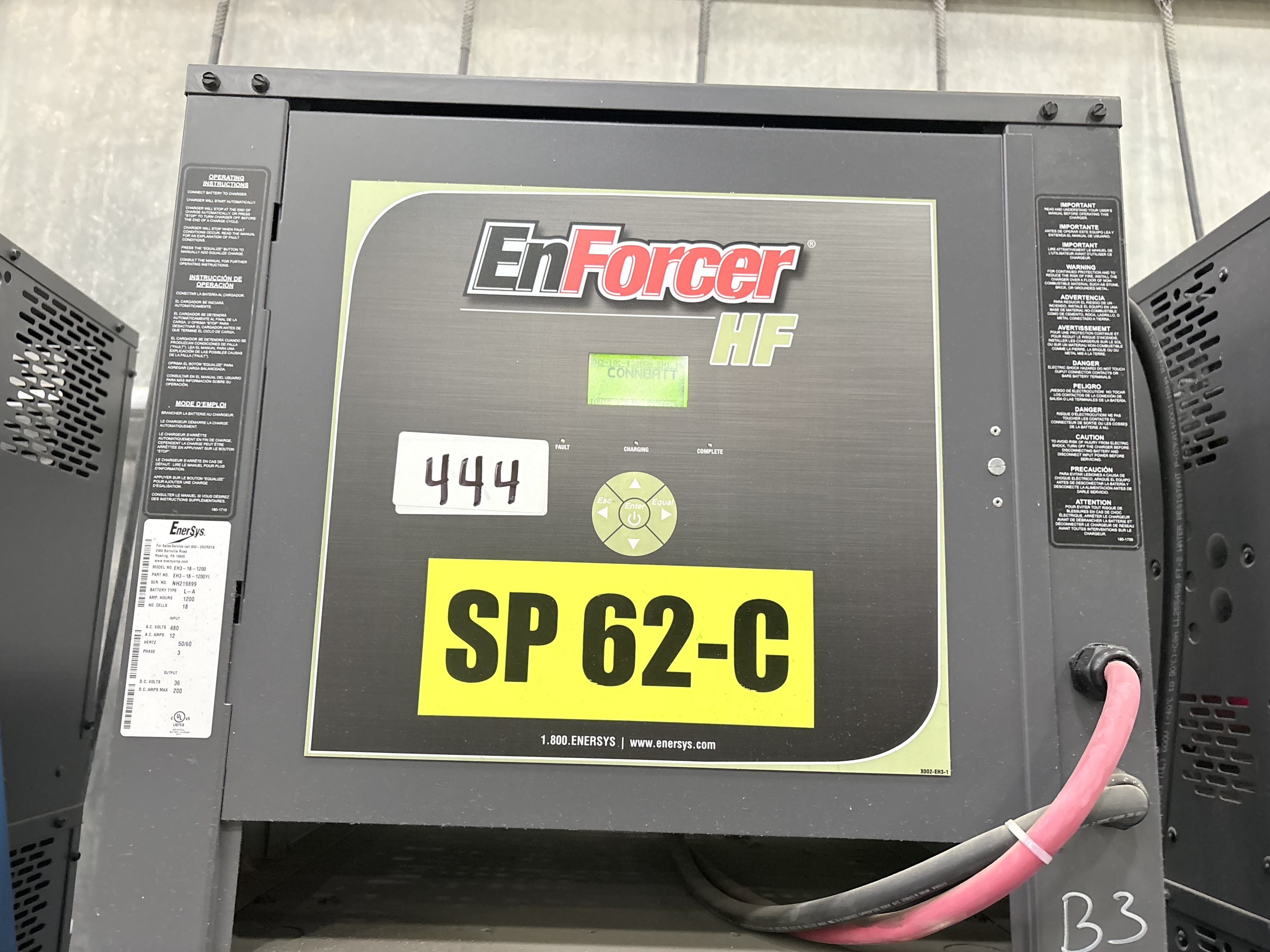 Enersys Enforcer HF- 36V Battery Charger
