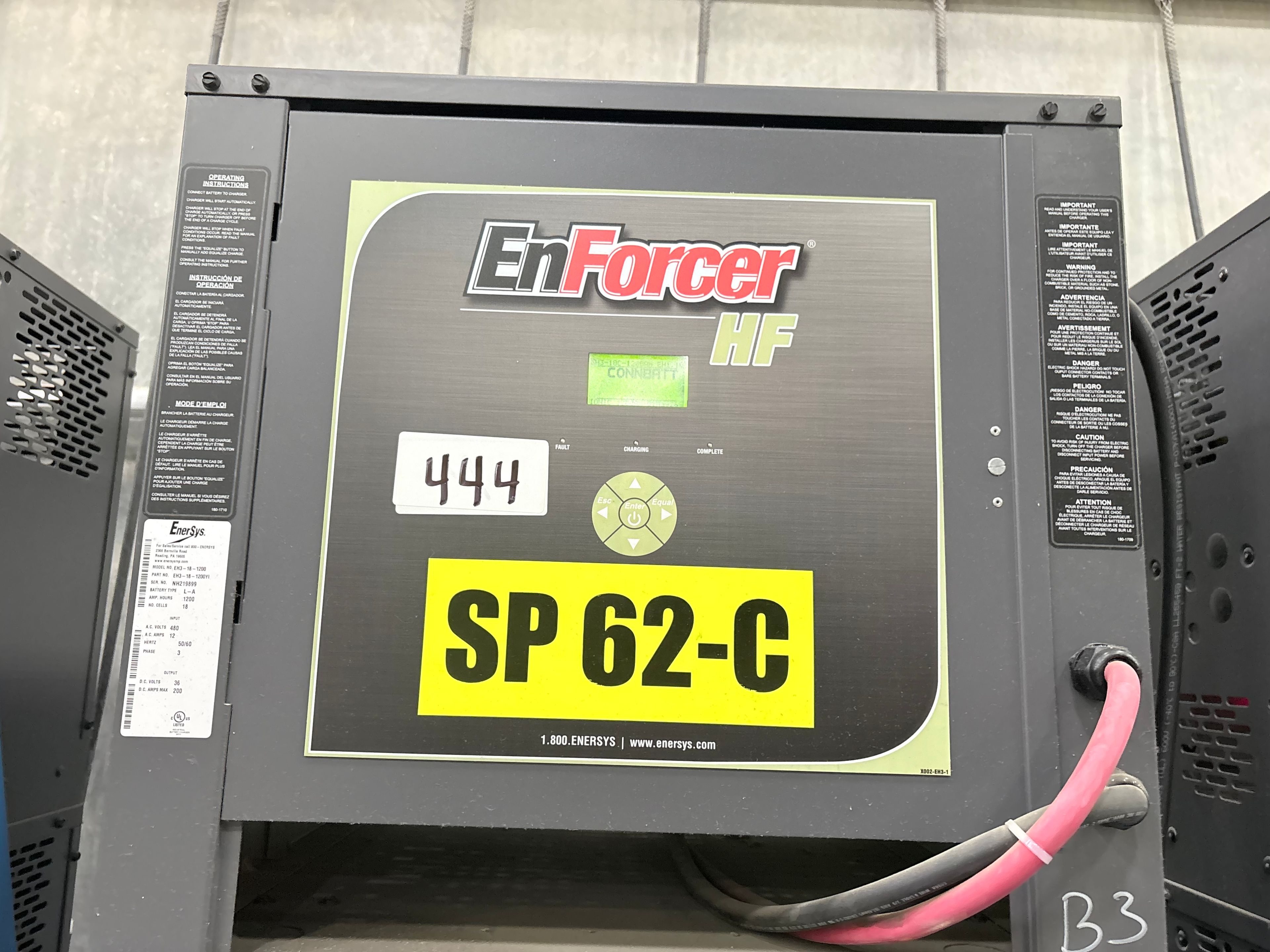 Enersys Enforcer HF- 36V Battery Charger