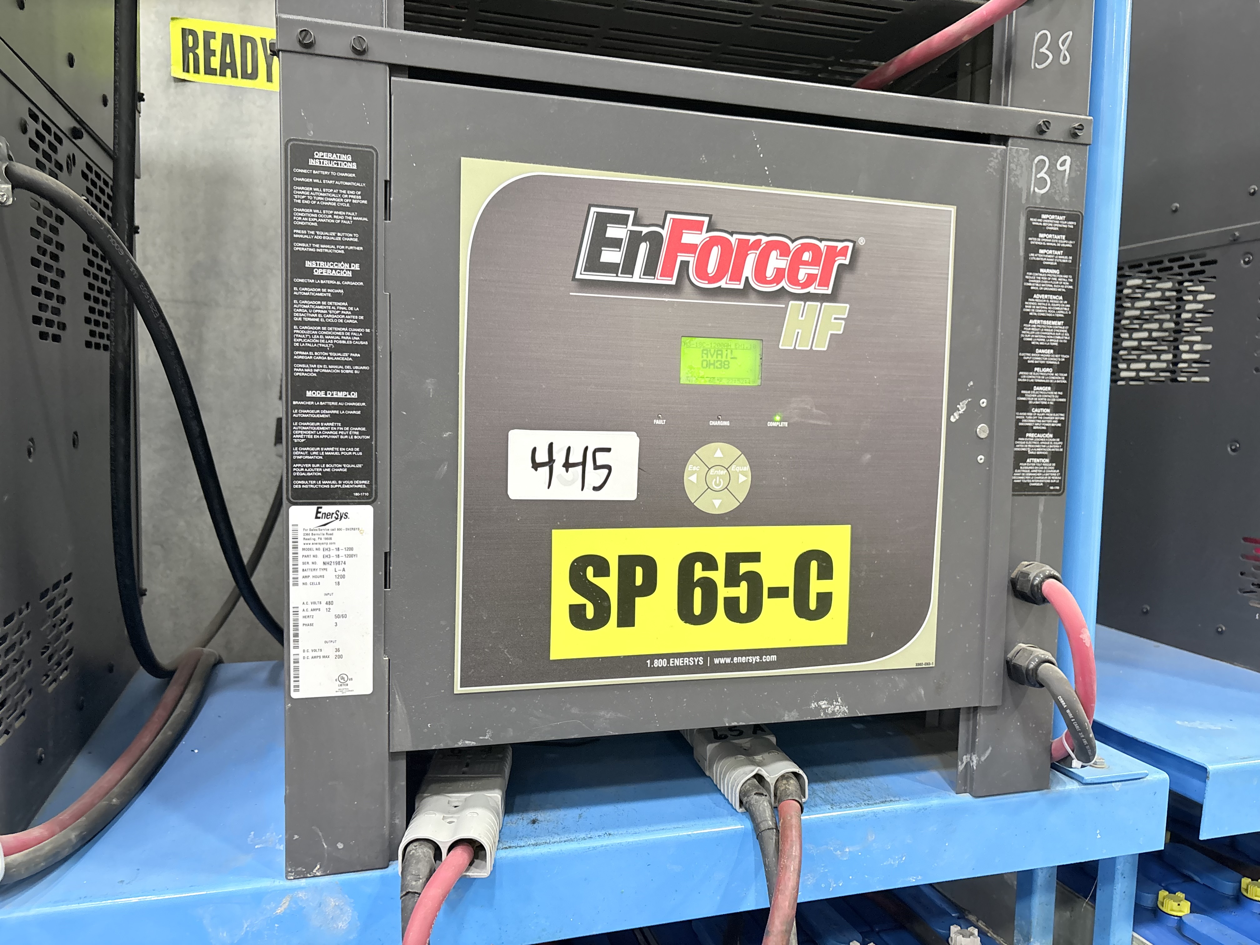 Enersys Enforcer HF- 36V Battery Charger