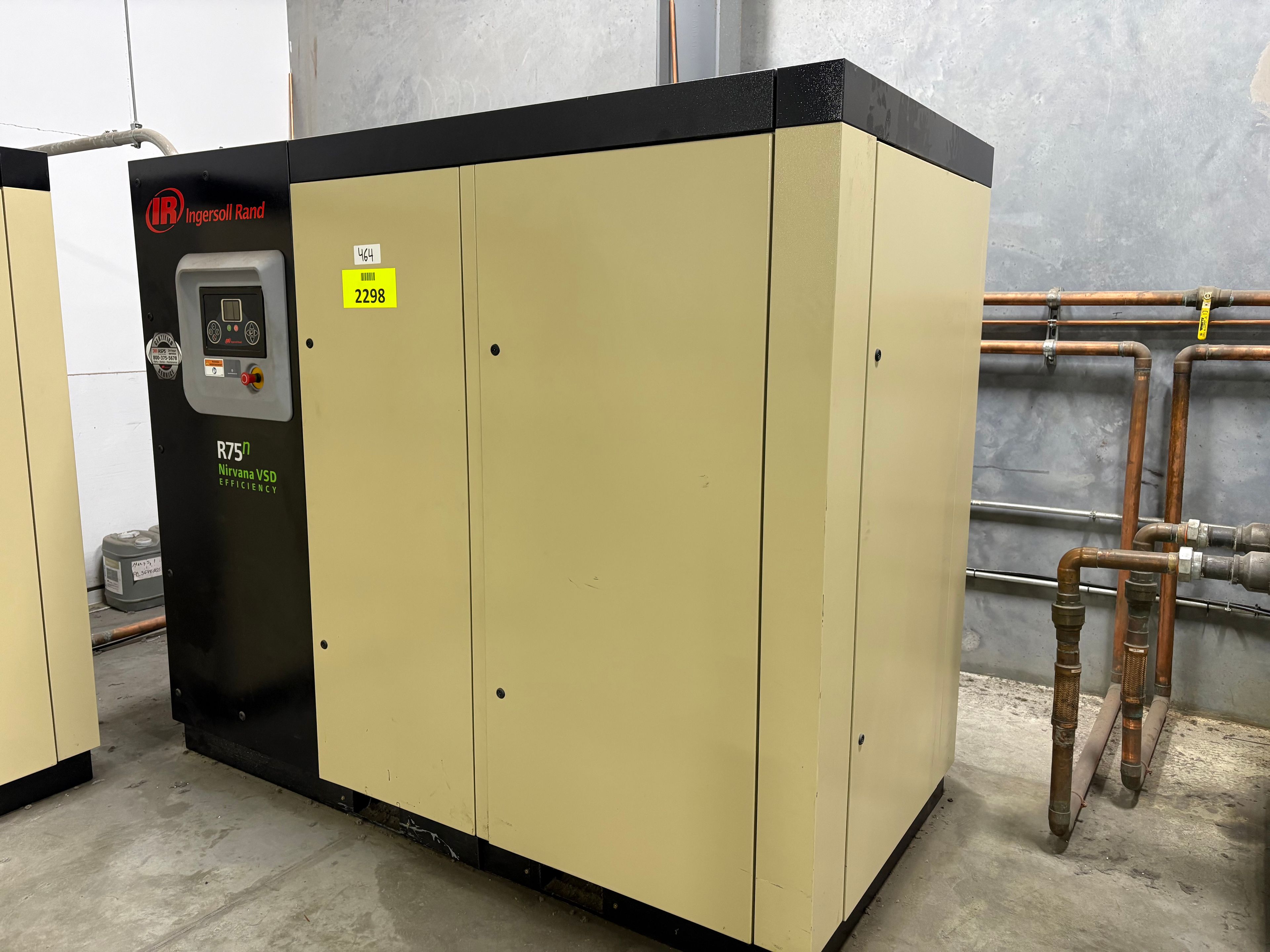 Ingersoll Rand Air Compressor - Model R75N-A - Document 4