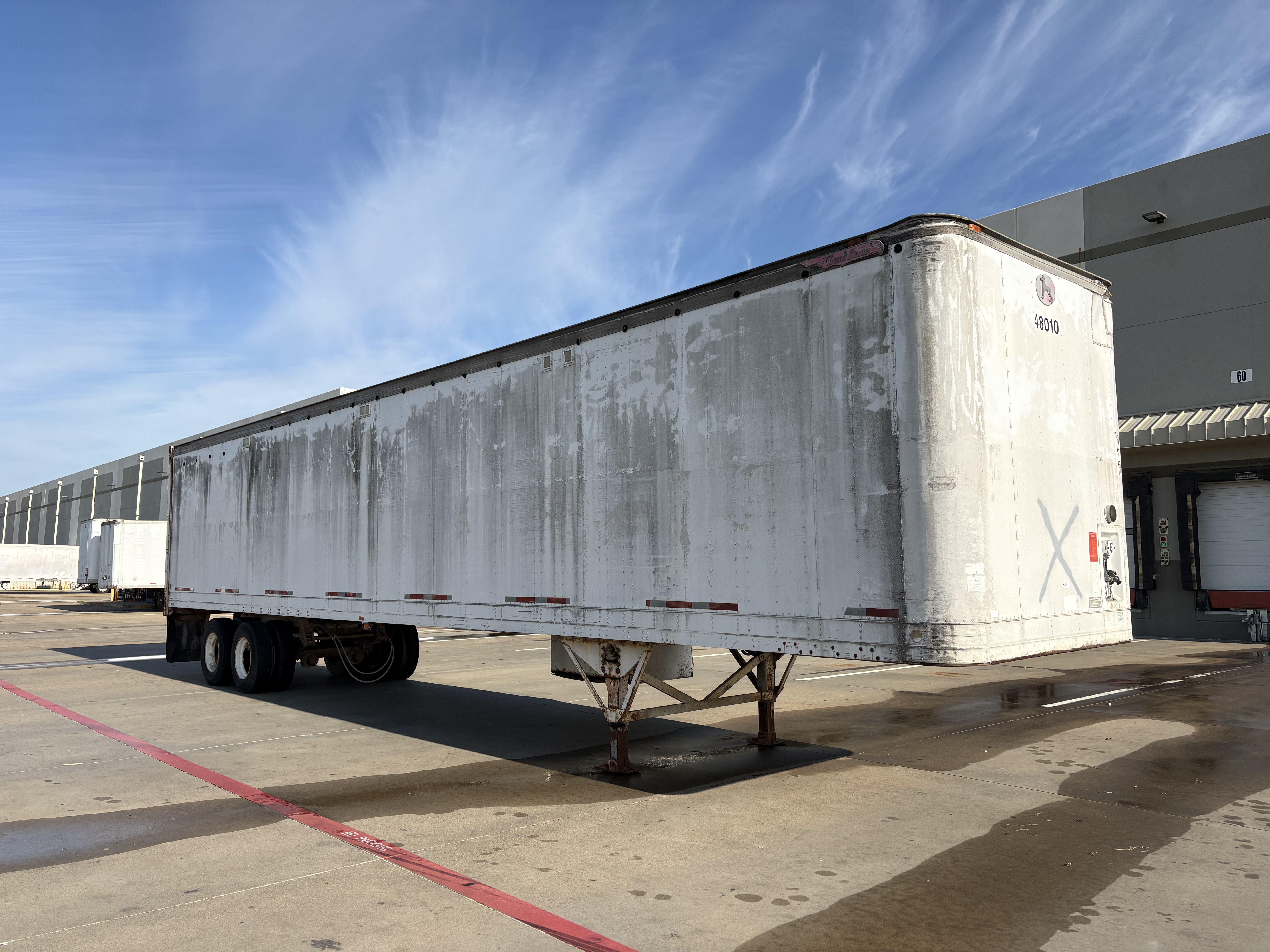 Great Dane Box Trailer - 48' Standard Box - **BAD BREAKS - BAD ROLL UP DOOR**