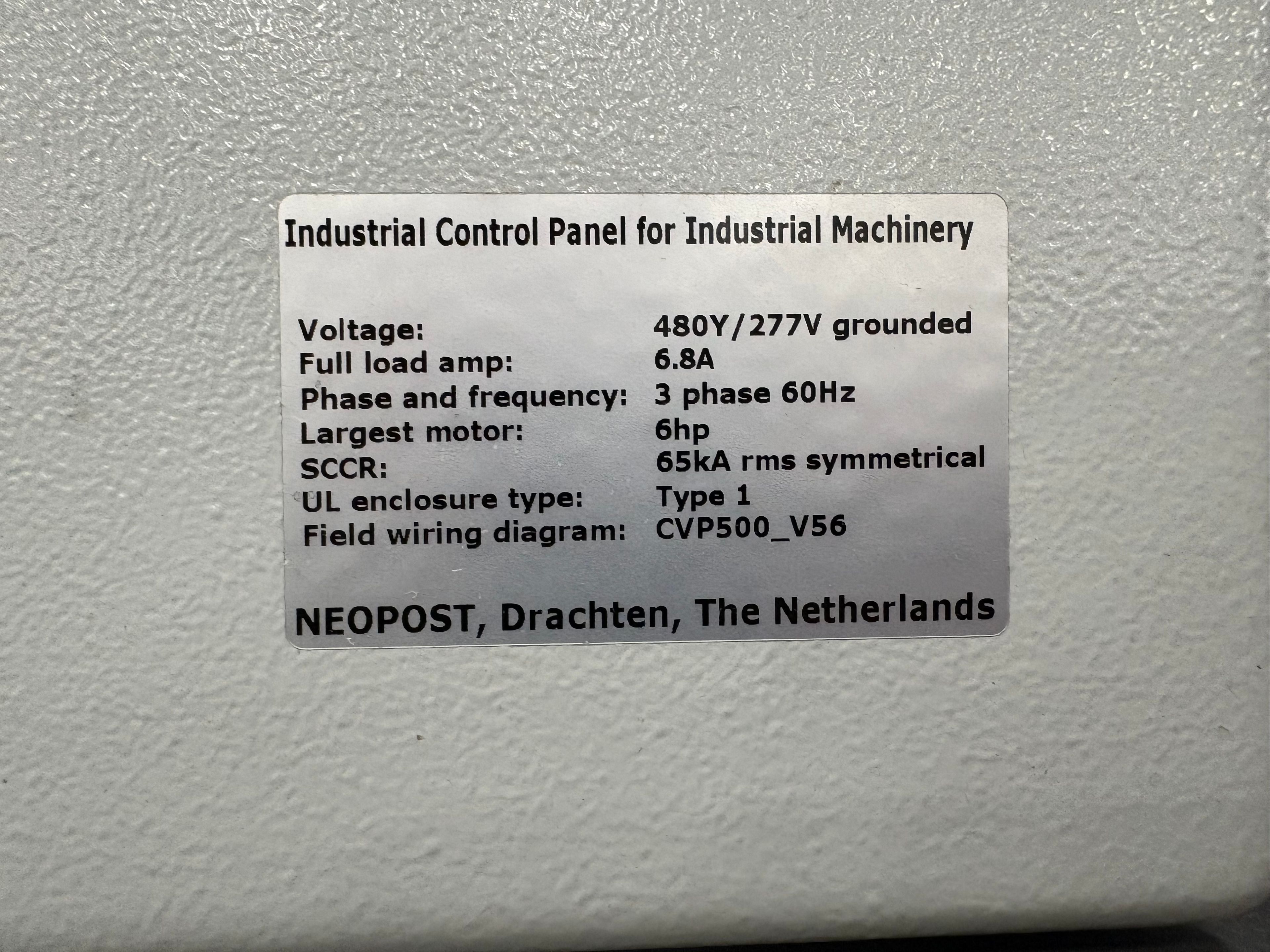 Neopost Automated Packaging System -  CVP-500 - Document 9