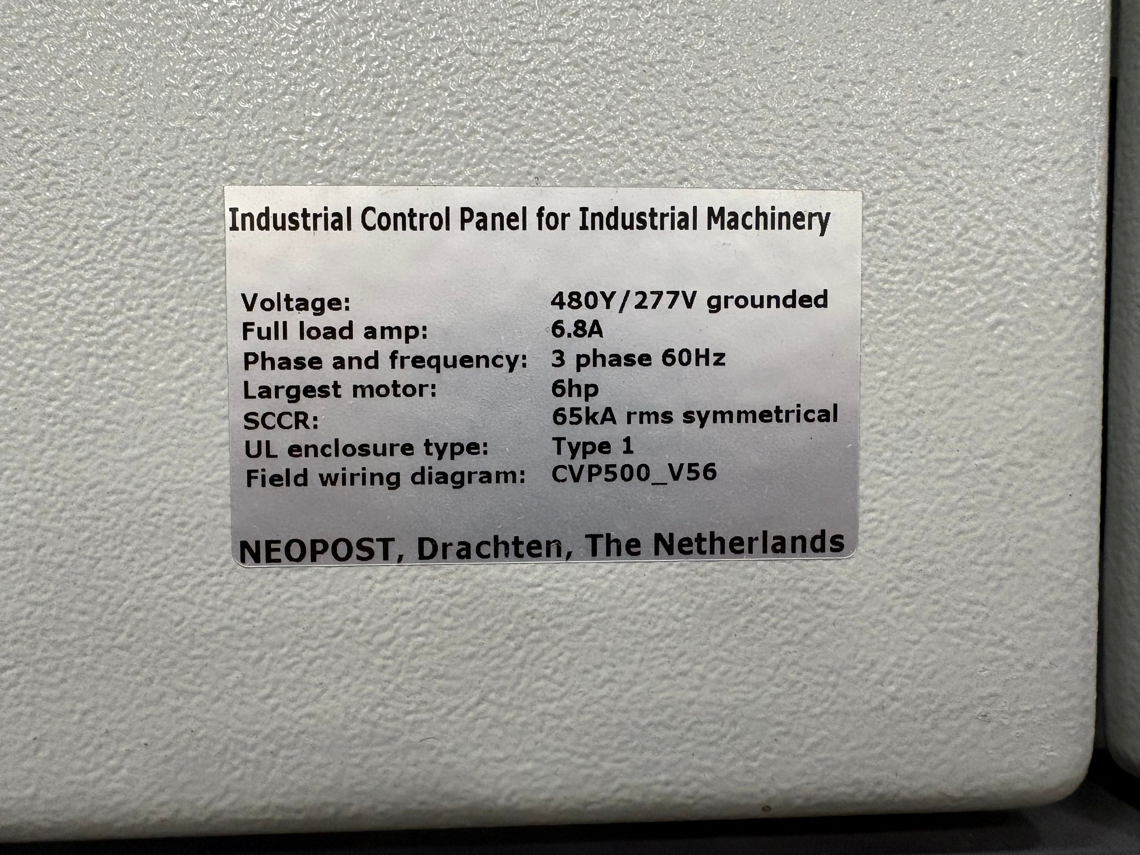Neopost Automated Packaging System -  CVP-500 - Document 8