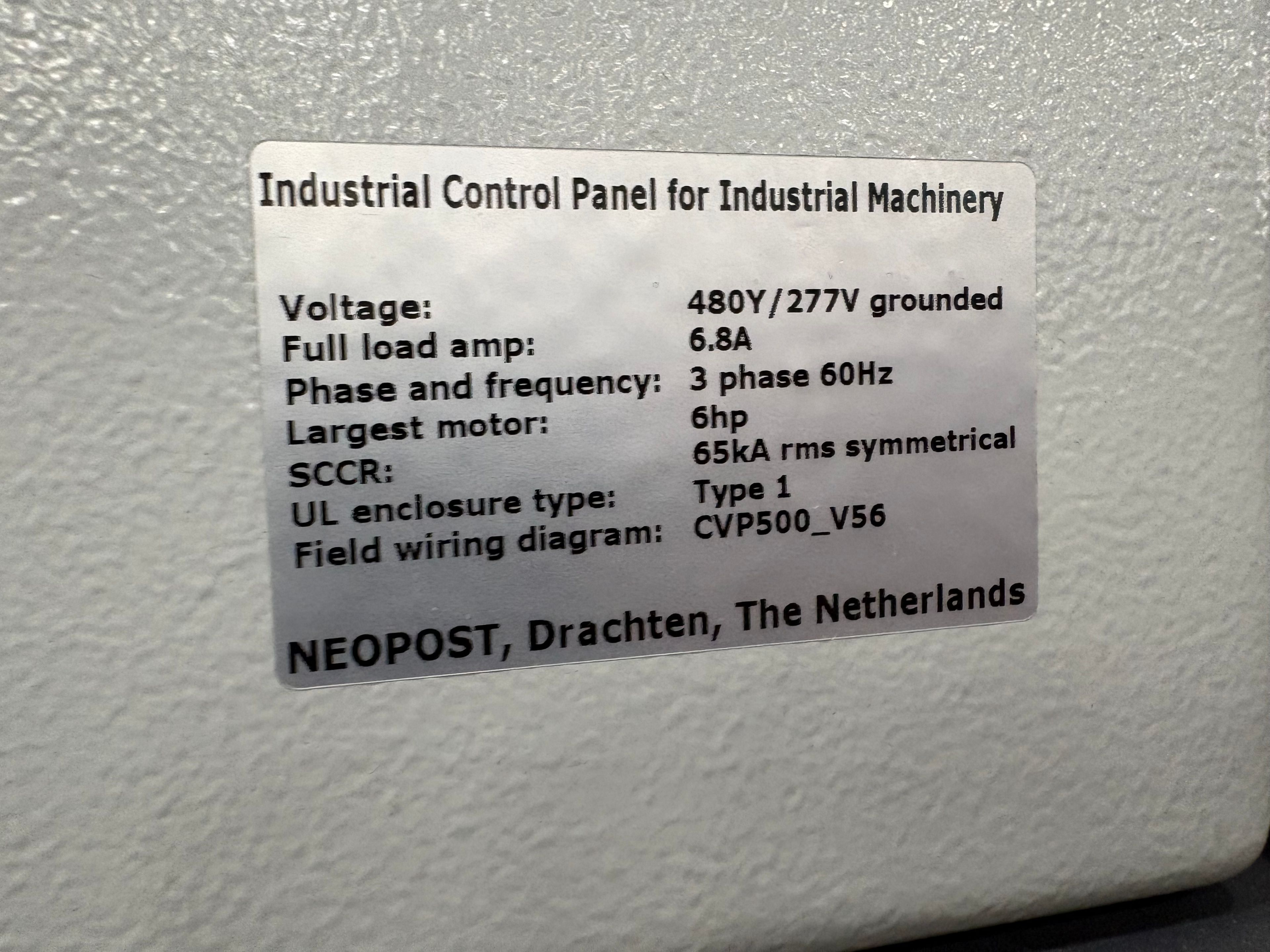 Neopost Automated Packaging System -  CVP-500 - Document 10