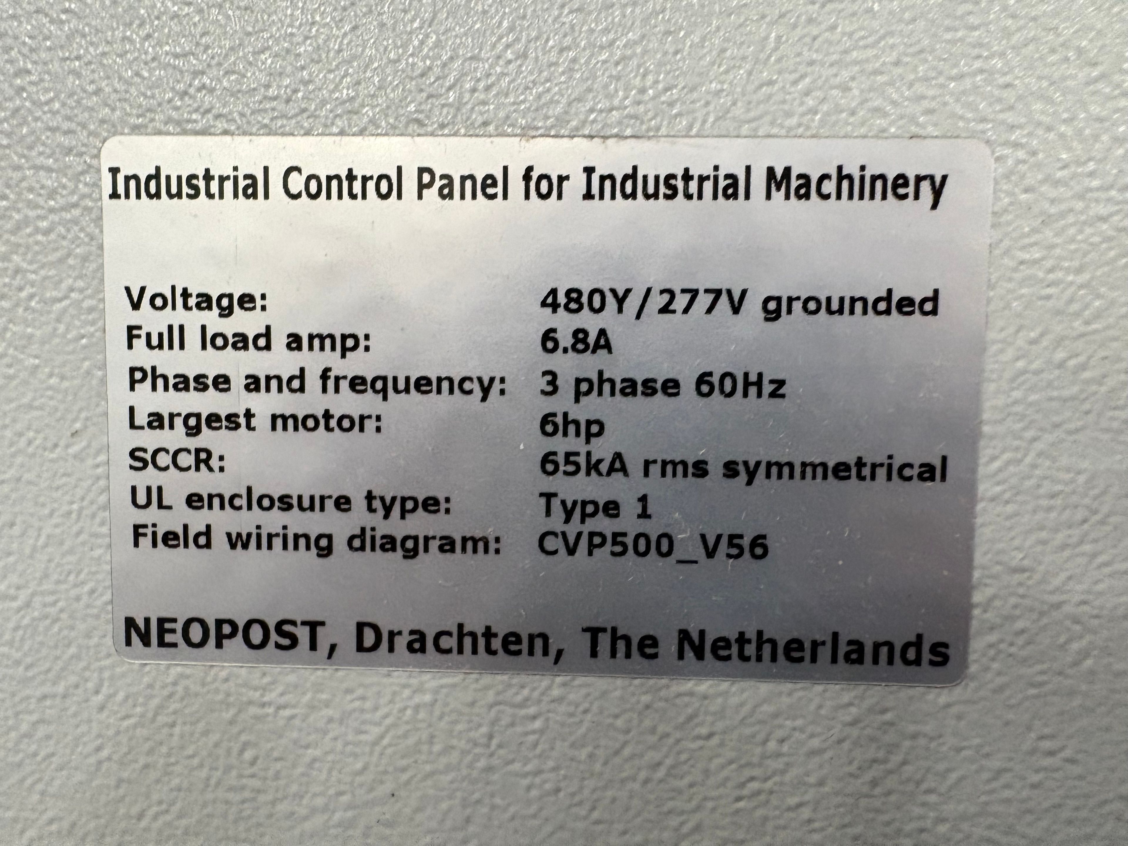Neopost Automated Packaging System -  CVP-500 - Document 11