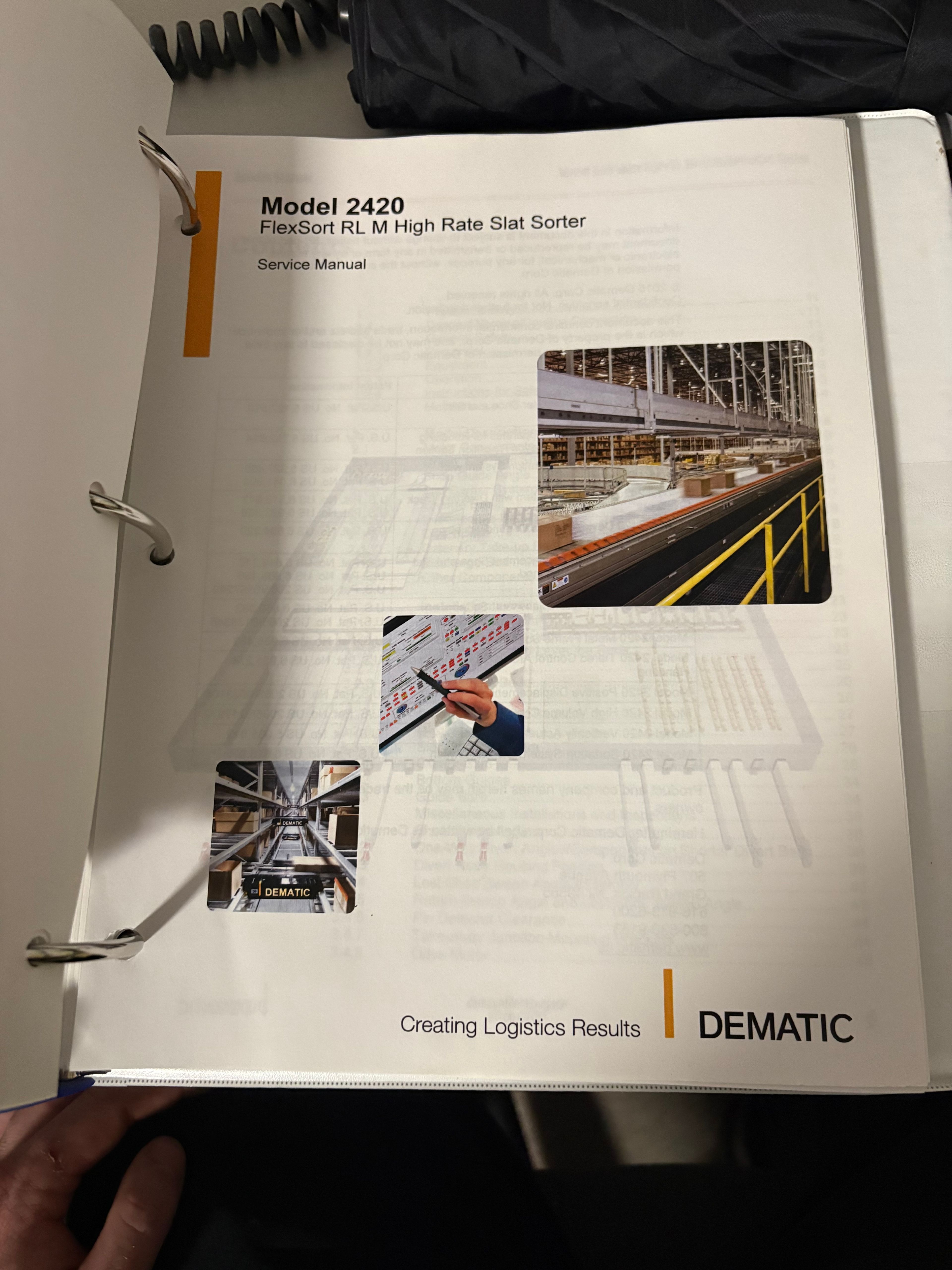 Dematic High-Rate Slat Sorter - Model 2420 RS200 Plus - 282' 4" x 54" x 39" - Document 12