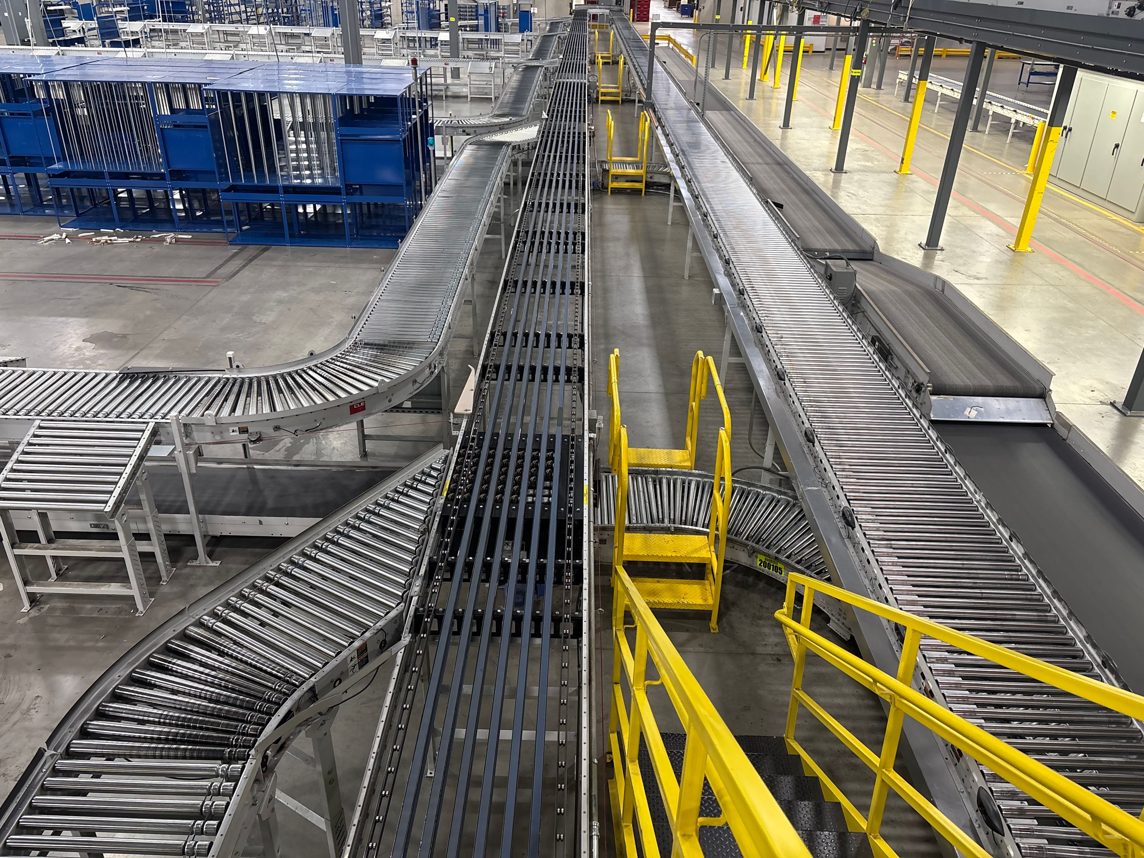 TGW Narrow Belt Sorter - NBS 30/90 - 147' 8" x 30" x 22" - 4 Send-offs - Document 8