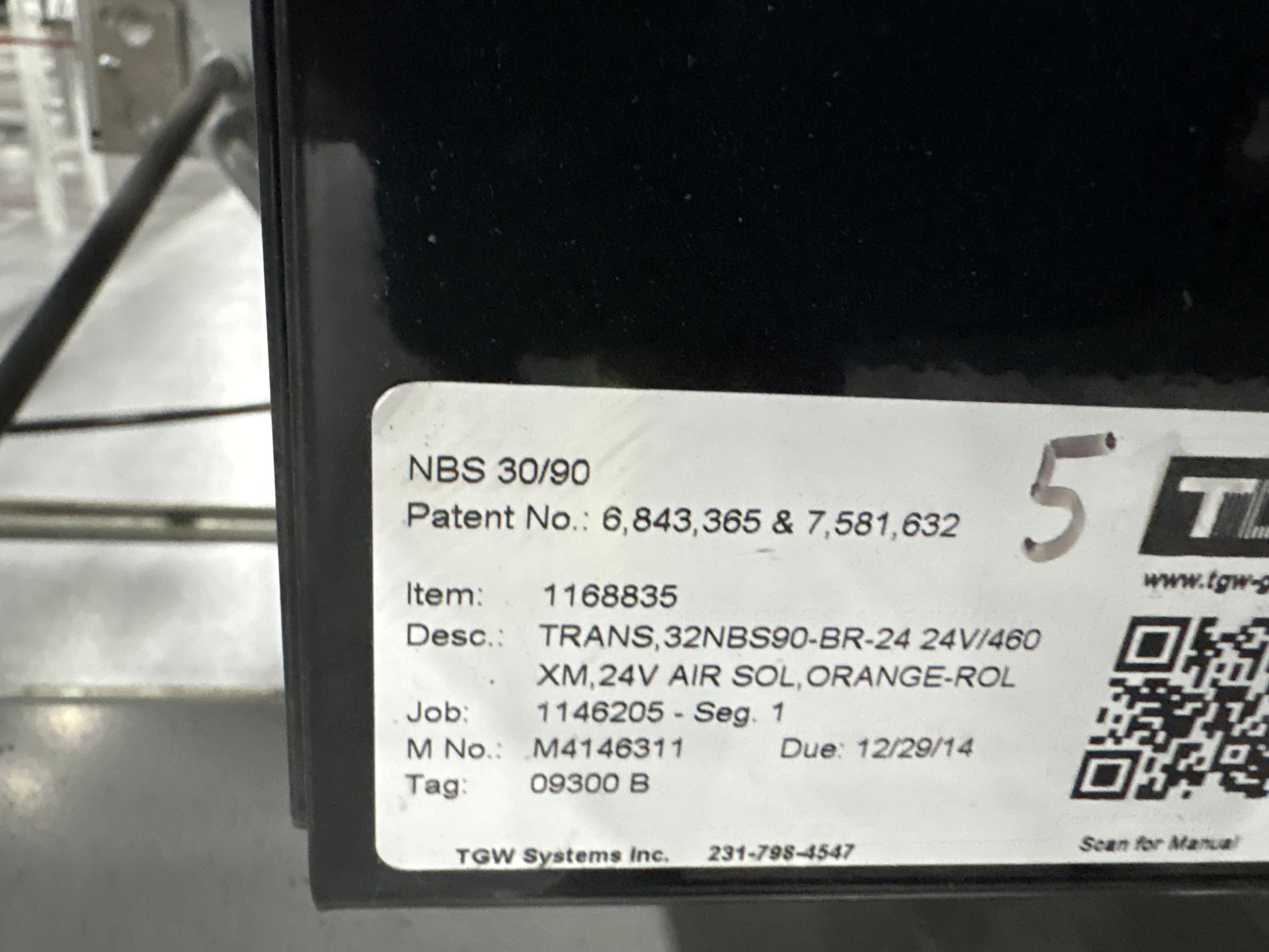 TGW Narrow Belt Sorter - NBS 30/90 - 100' 4" x 30" x 22" - 15 Double Sided Send-offs - Document 15