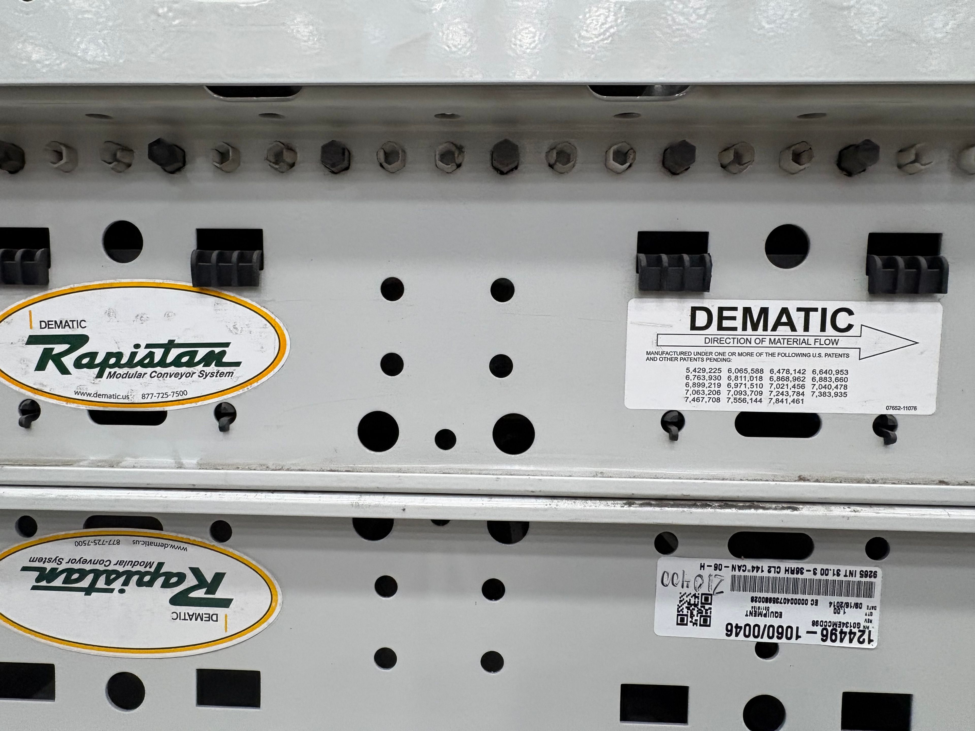 Dematic Rapistan Conveyor Bed - 144" x 31" - Document 8