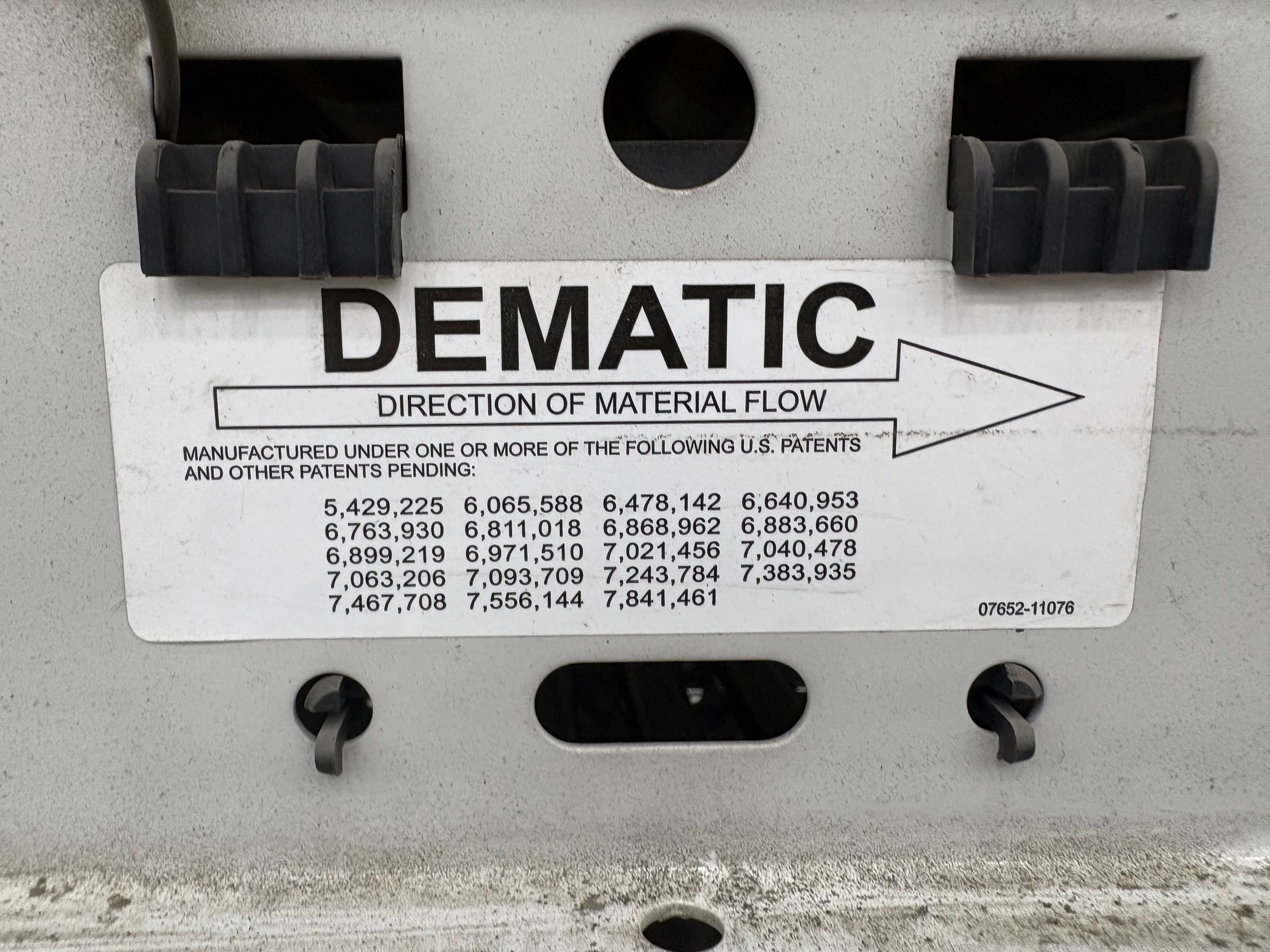 Dematic Rapistan Conveyor Bed - 144" x 37" - Document 6