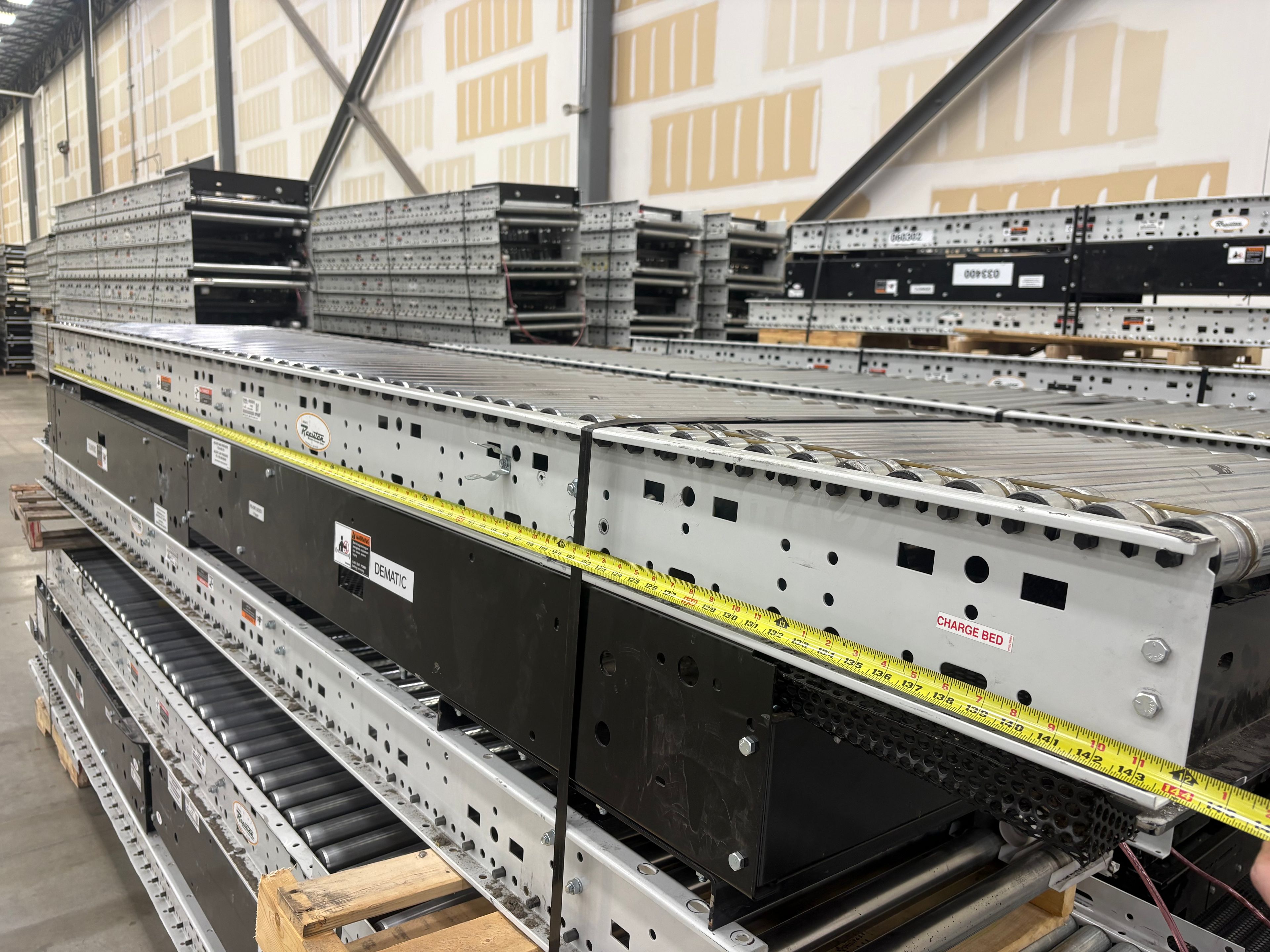 Dematic Rapistan Motor Conveyor Bed - 144" x 31" - Document 8