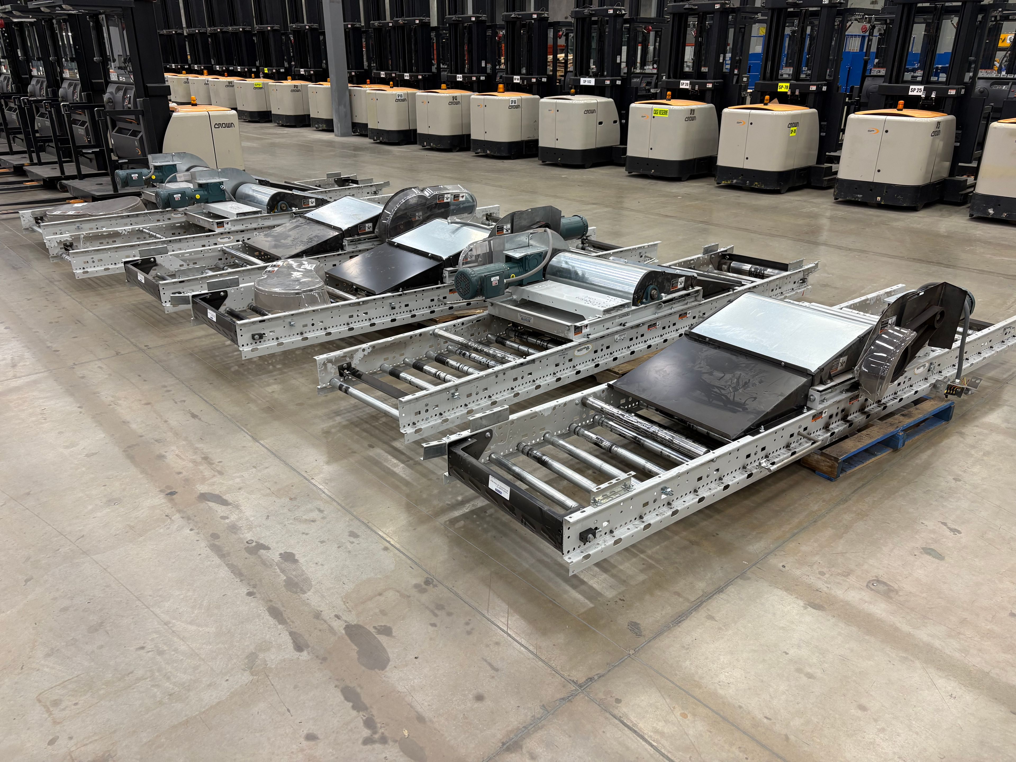 Dematic Rapistan Motor Drop Conveyor Bed - 144" x 31"