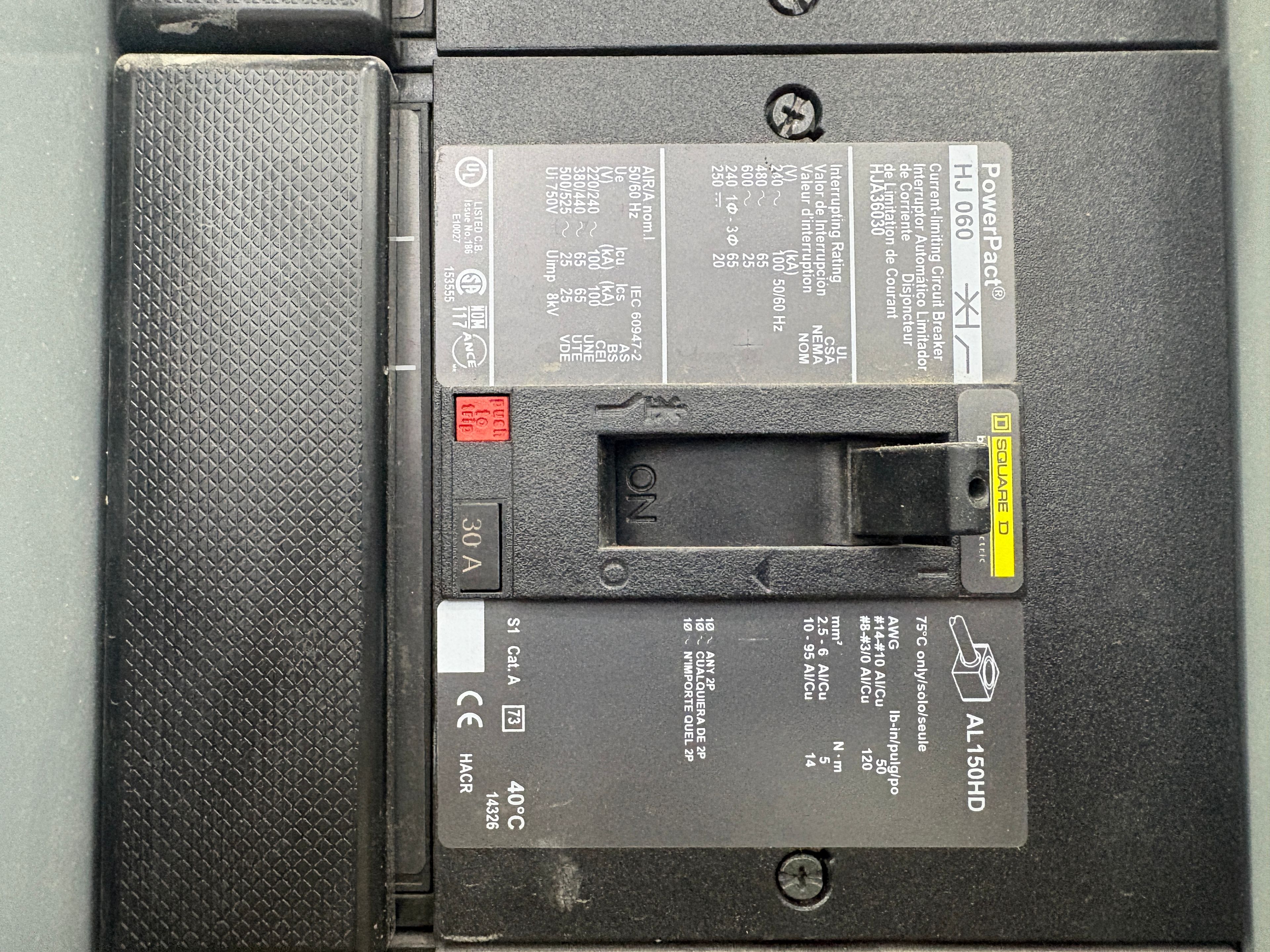 SQUARE-D Switchboard 1200 A - Max Supply Rating - Document 6