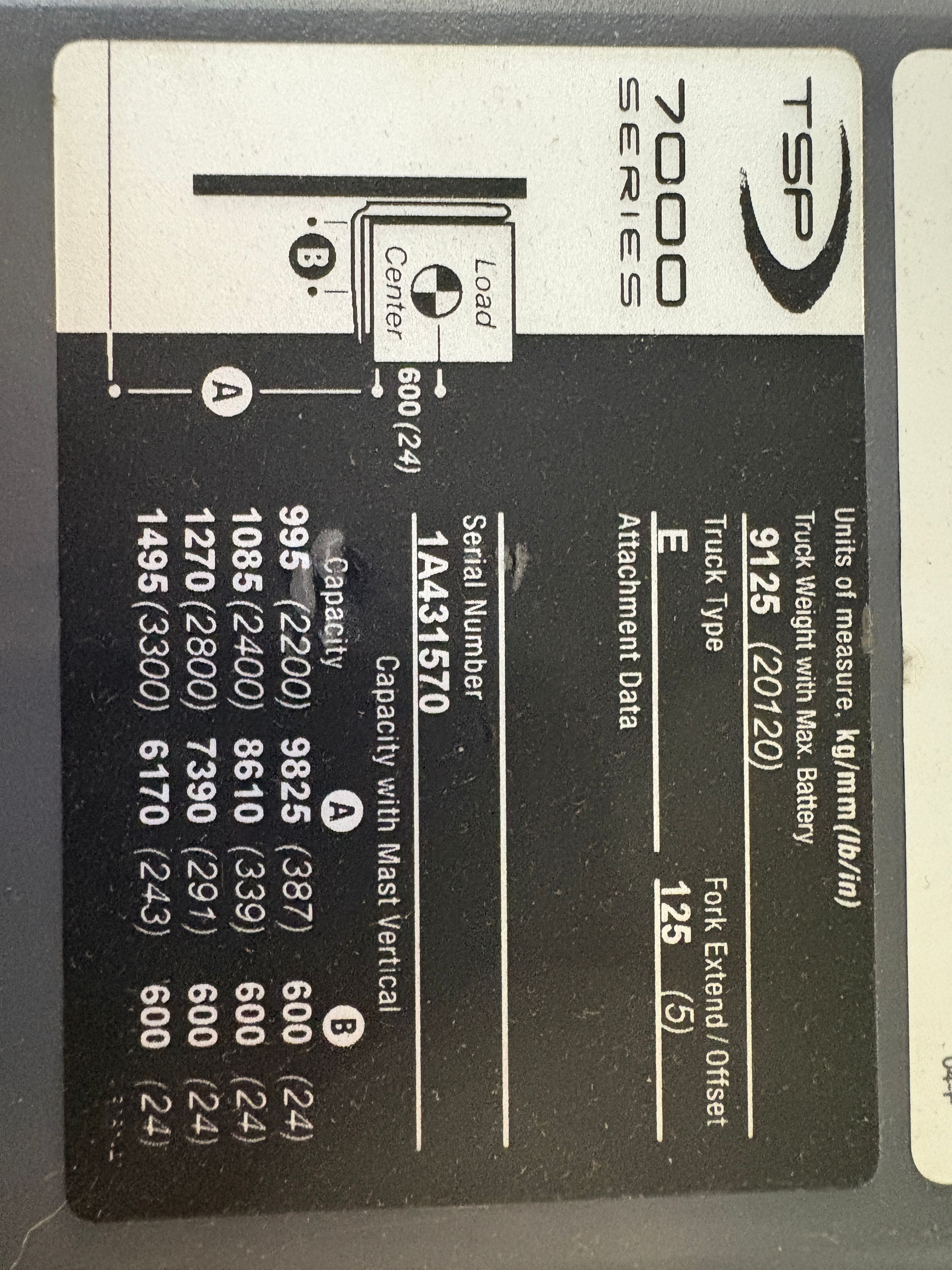 Crown TSP 7000 Series Turret Truck - Document 13