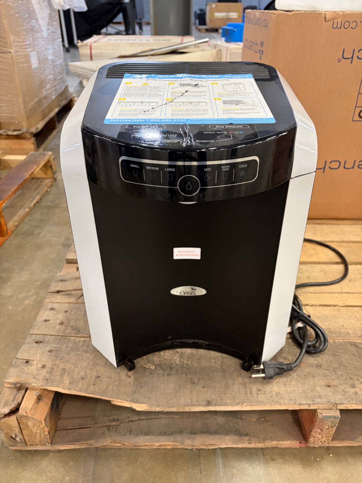 Oasis POU1ACTHSK-DU100 Countertop Water Dispenser - Lot of 2