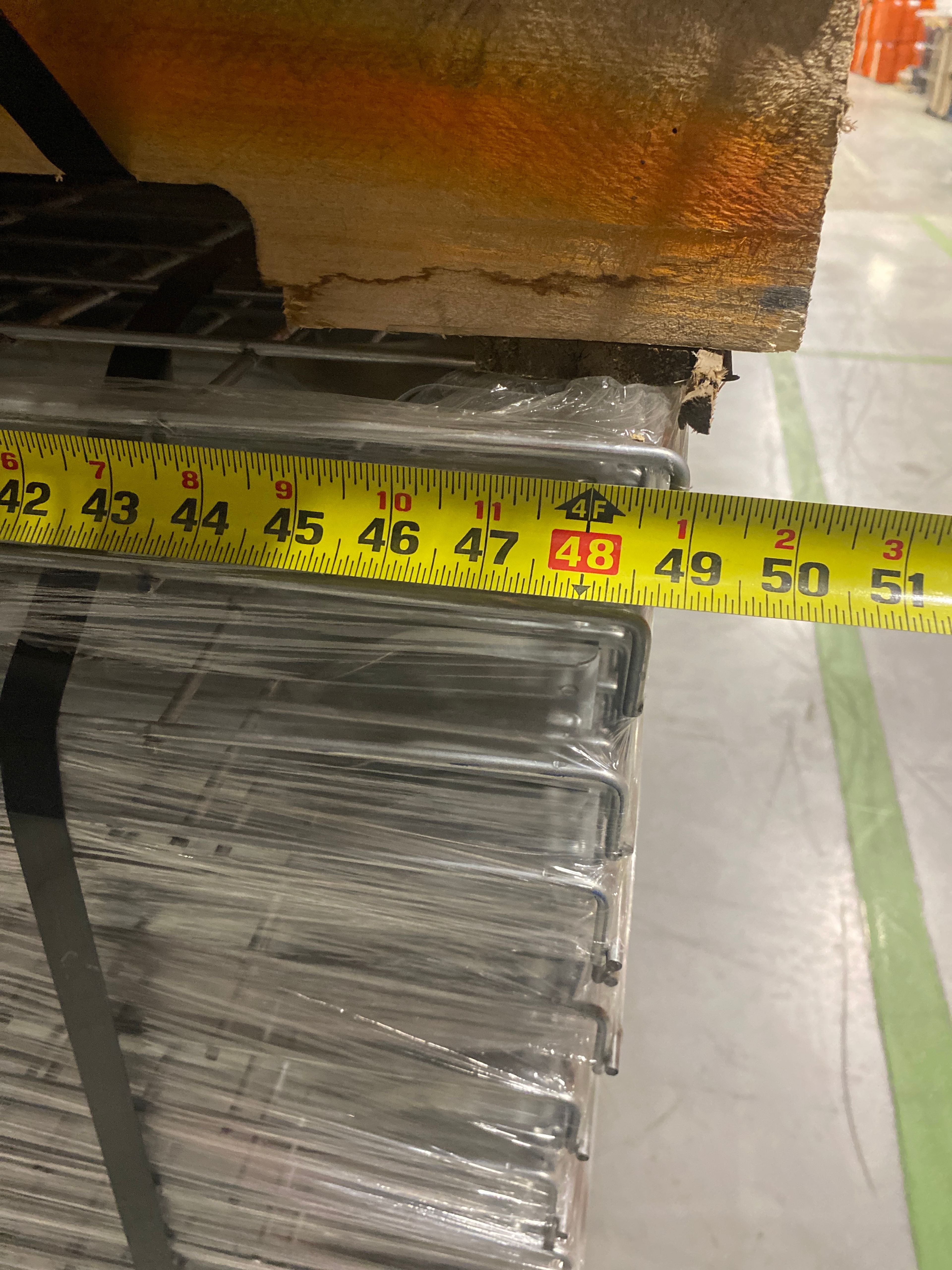 Wire Deck - 48" x 46" - Flared Outside Waterfall - Document 5