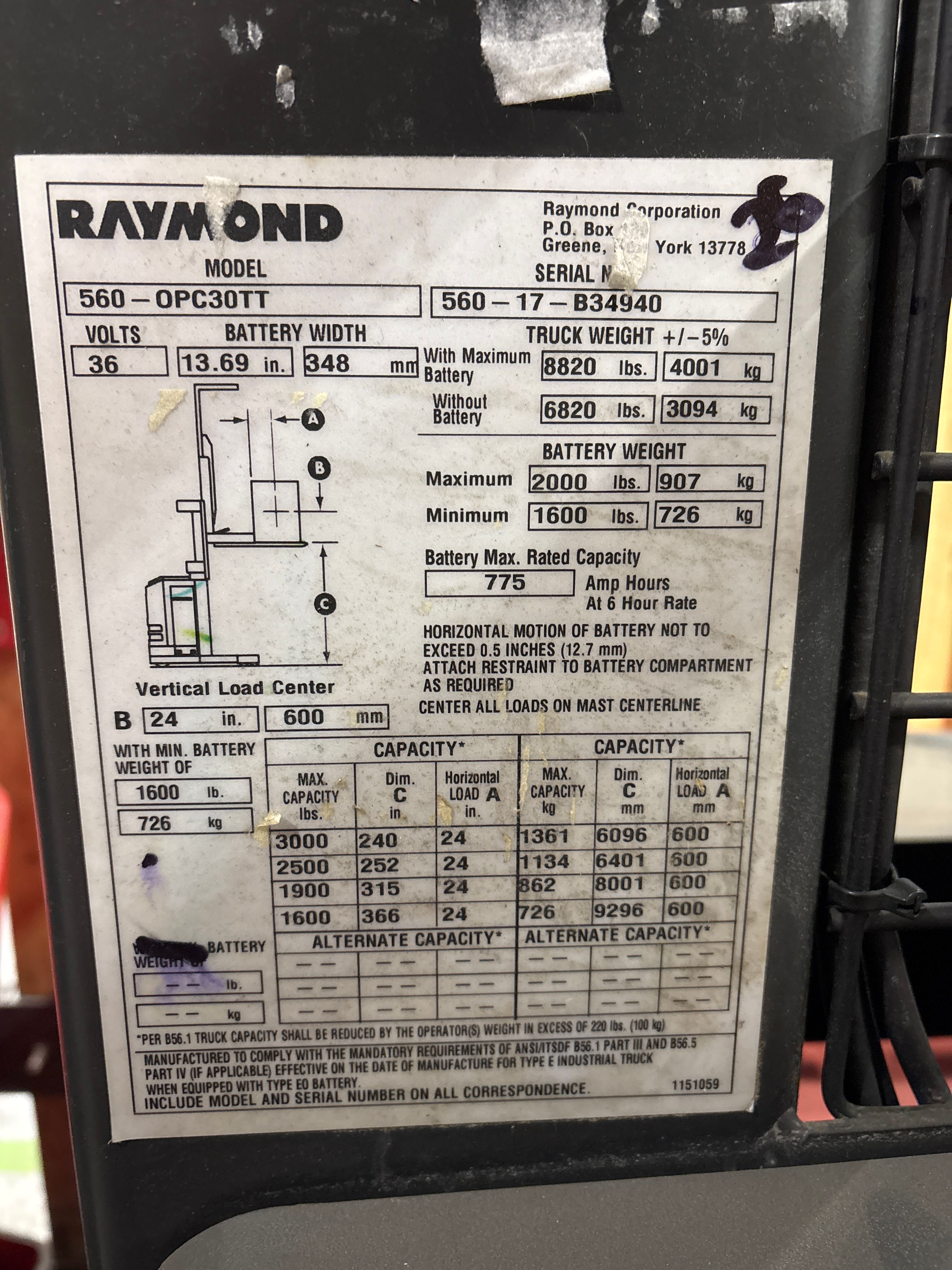 Raymond Order Picker - Wire Guided - Document 3