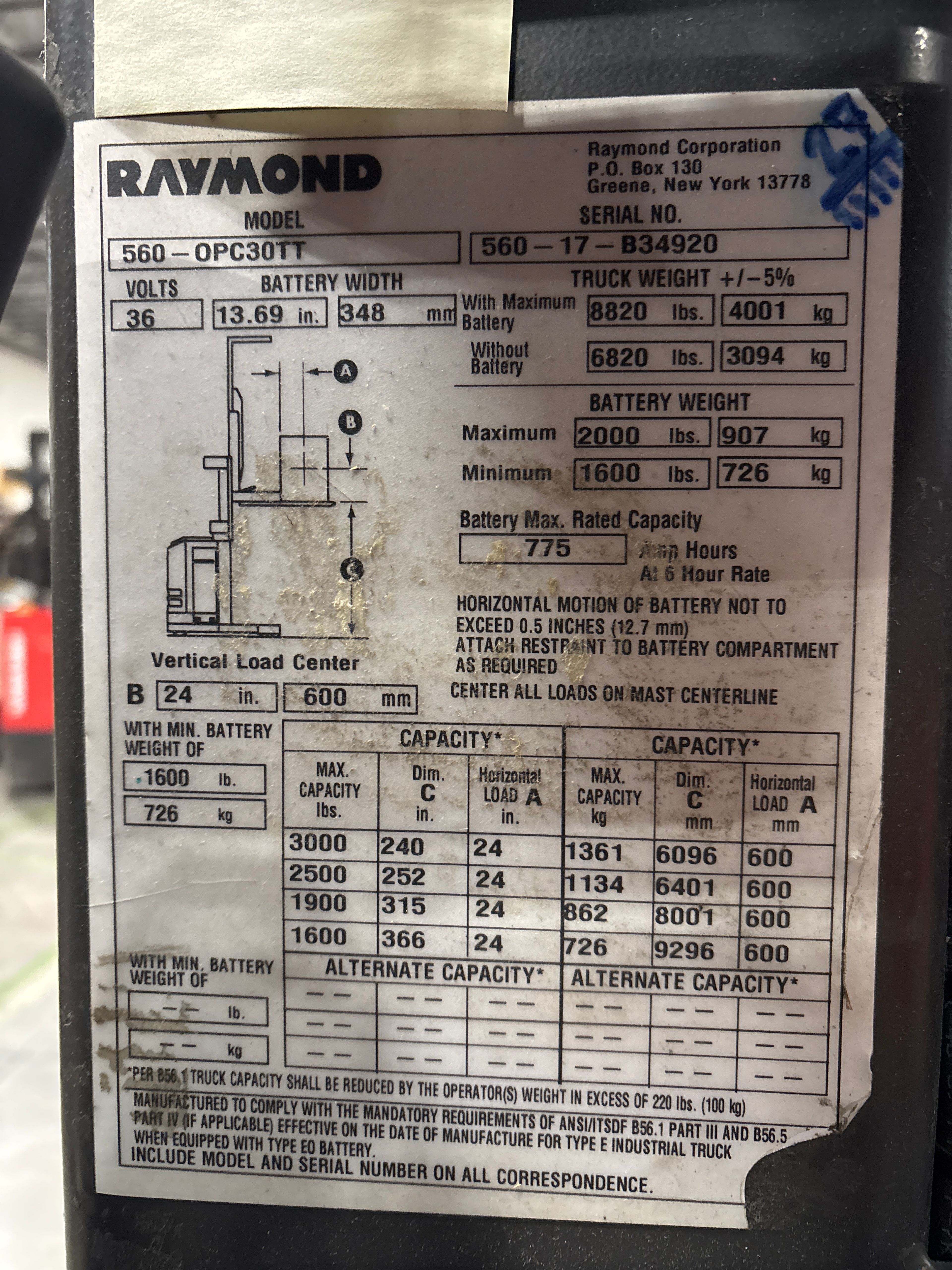 Raymond Order Picker - Wire Guided - Document 6
