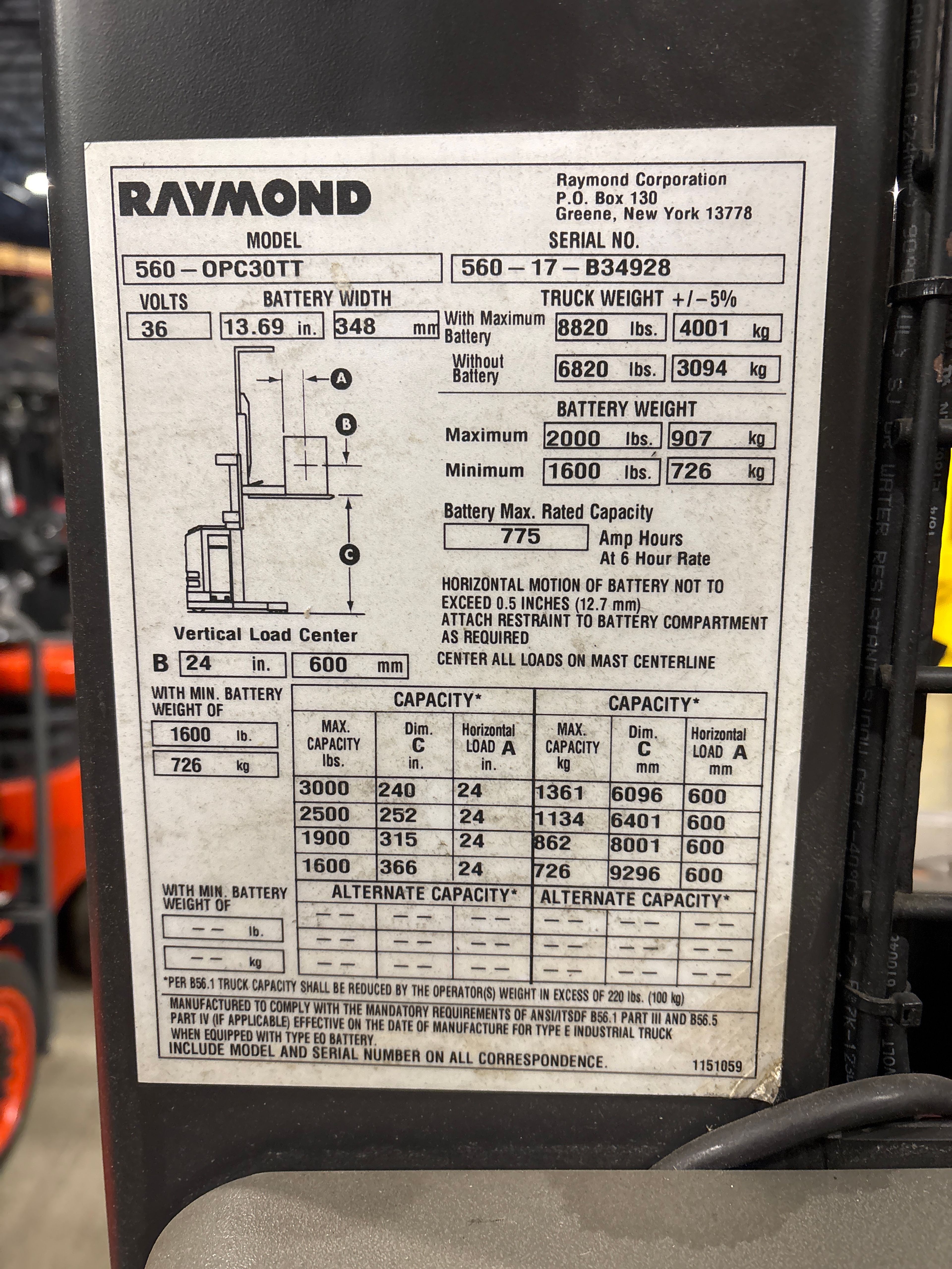 Raymond Order Picker - Wire Guided - Document 7
