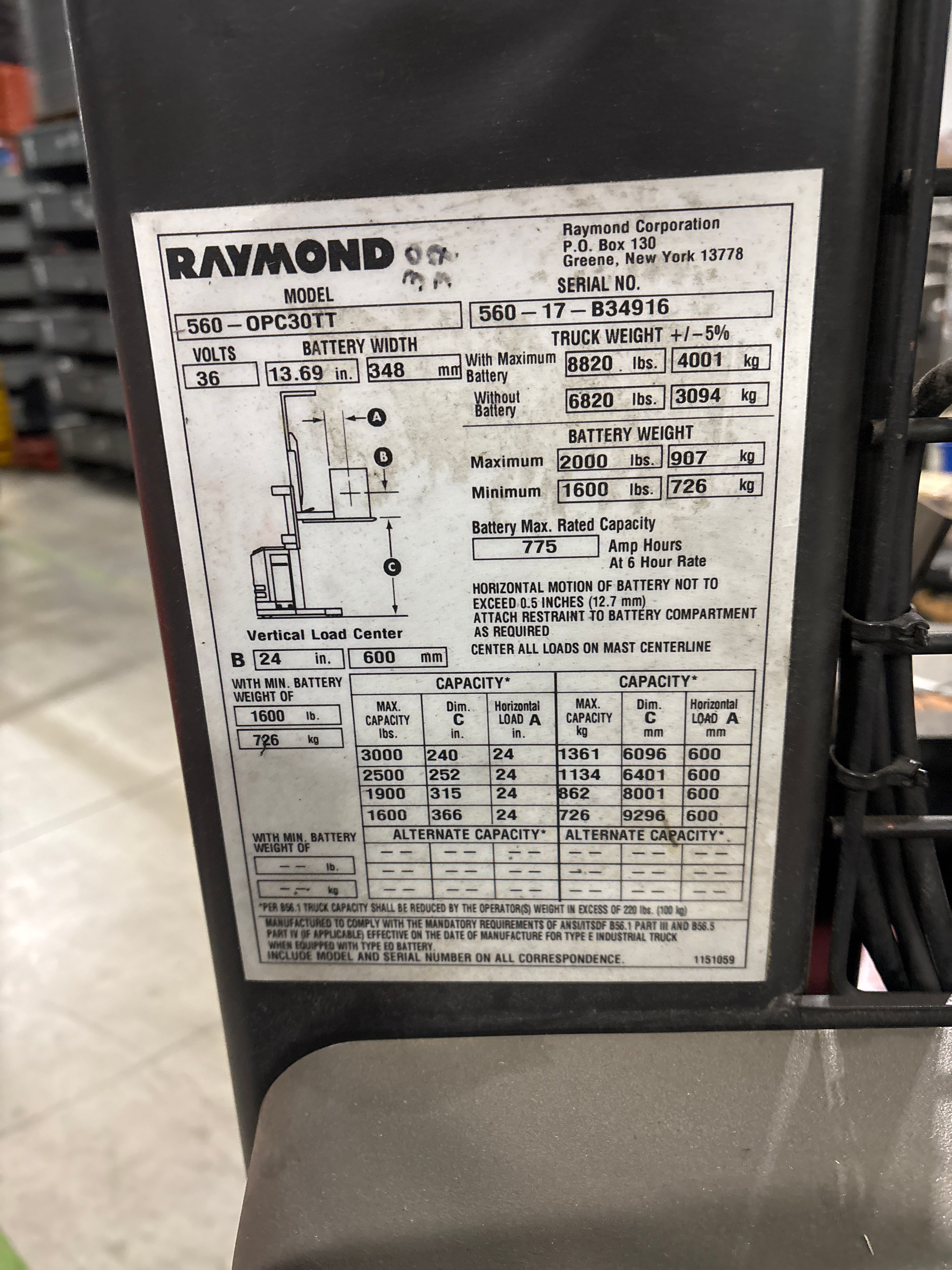 Raymond Order Picker - Wire Guided - Document 7