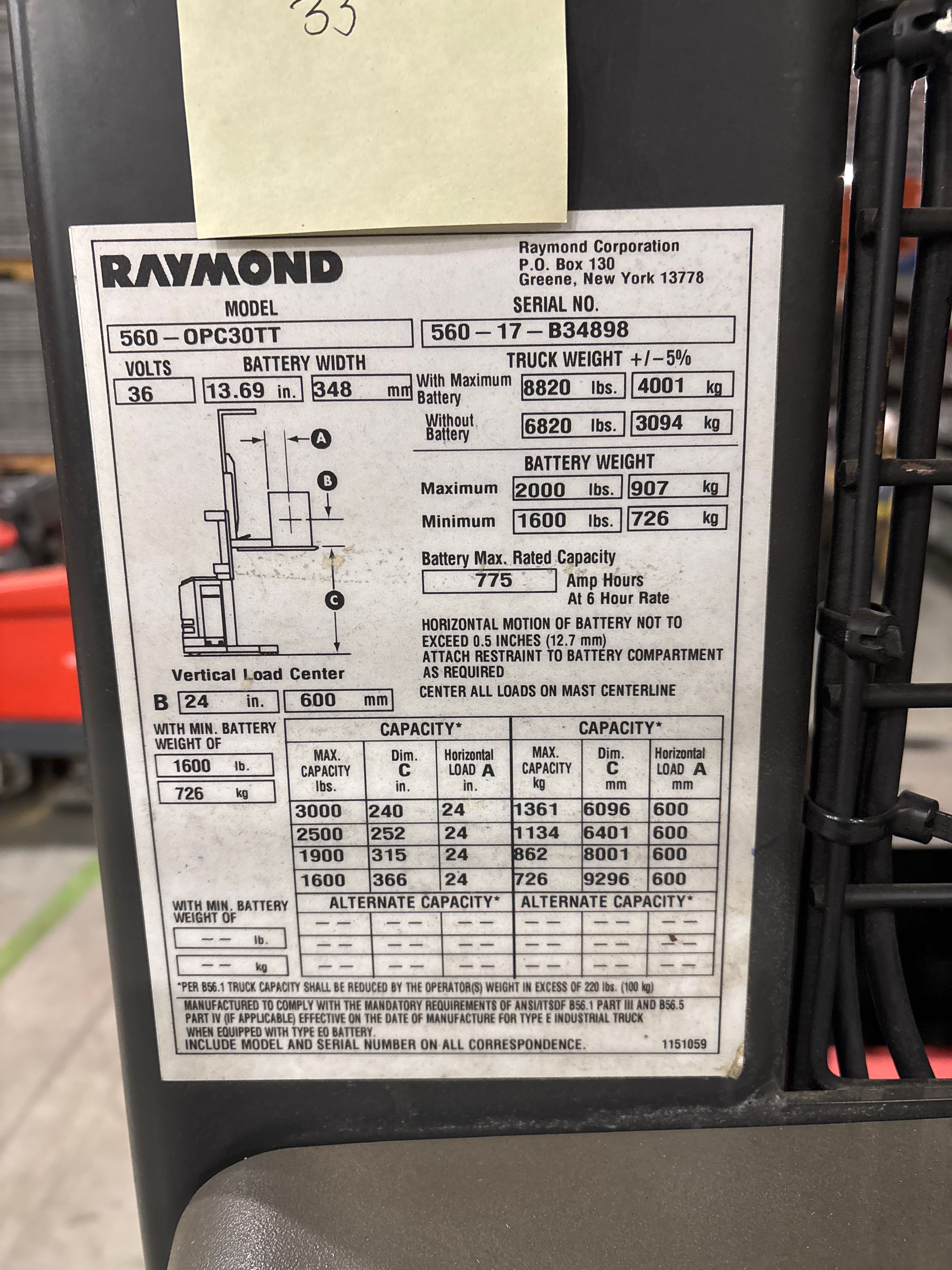 Raymond Order Picker - Wire Guided - Document 6