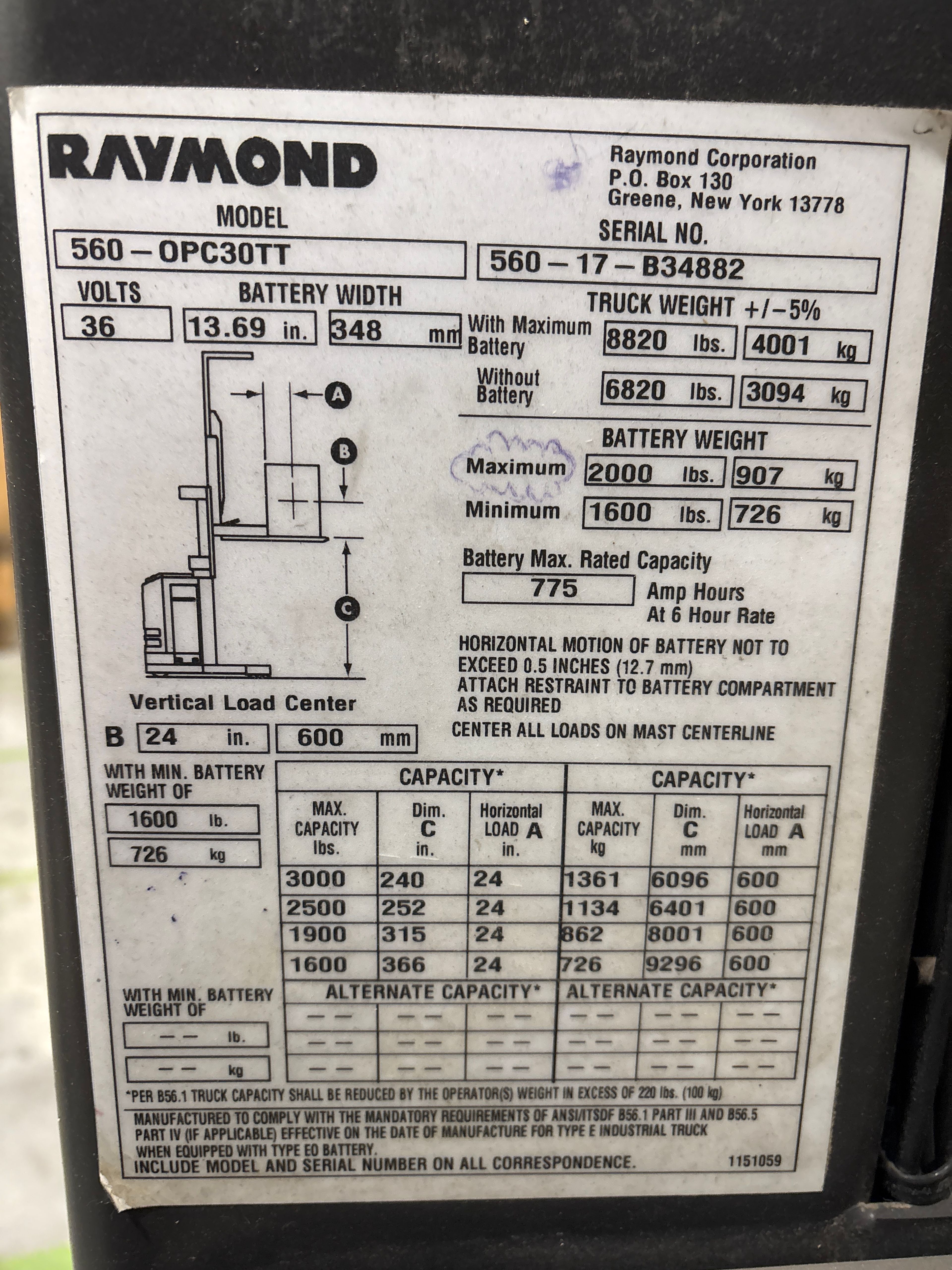 Raymond Order Picker - Wire Guided - Document 3