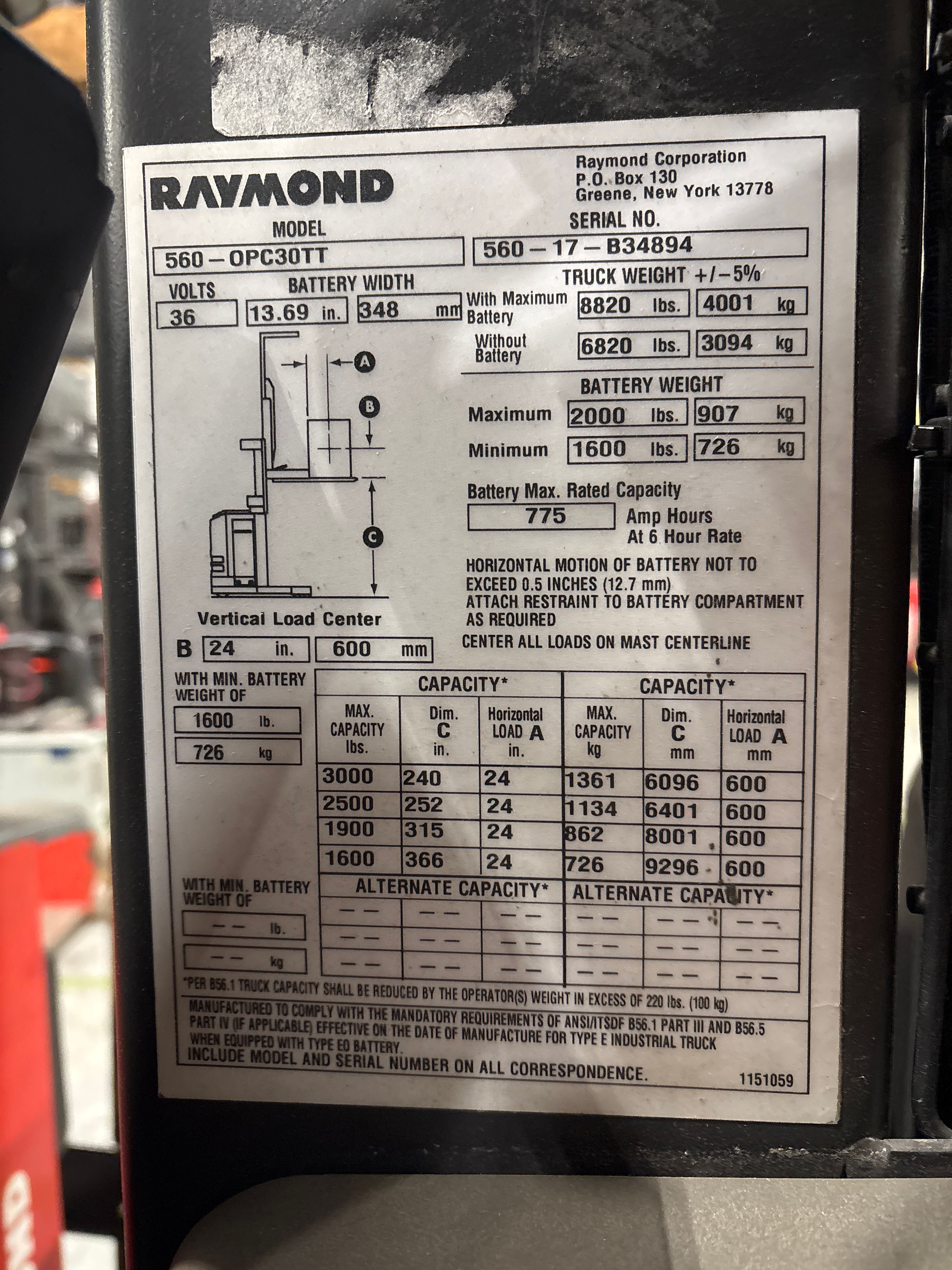 Raymond Order Picker - Wire Guided - Document 3