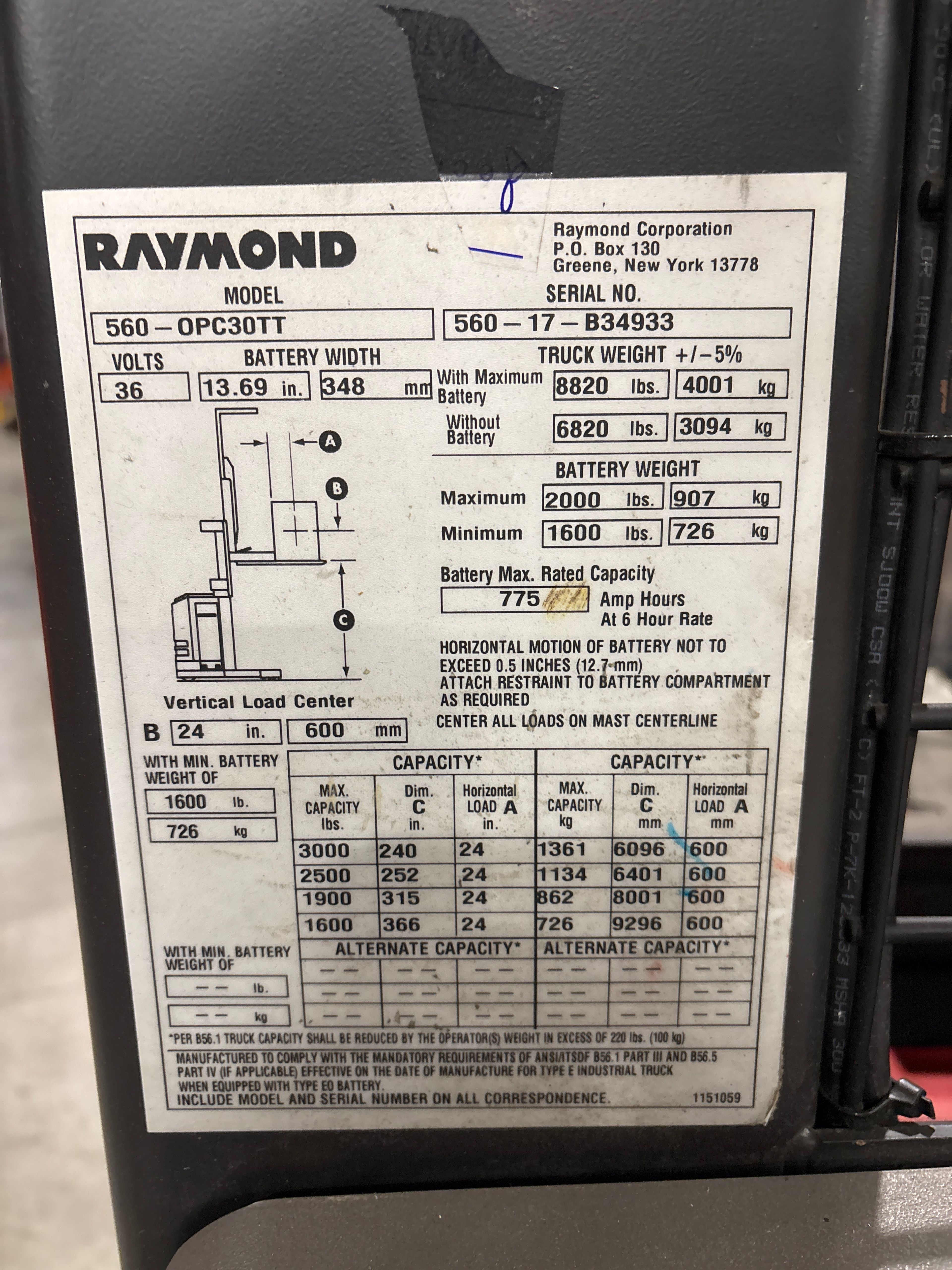Raymond Order Picker - Wire Guided - Document 8