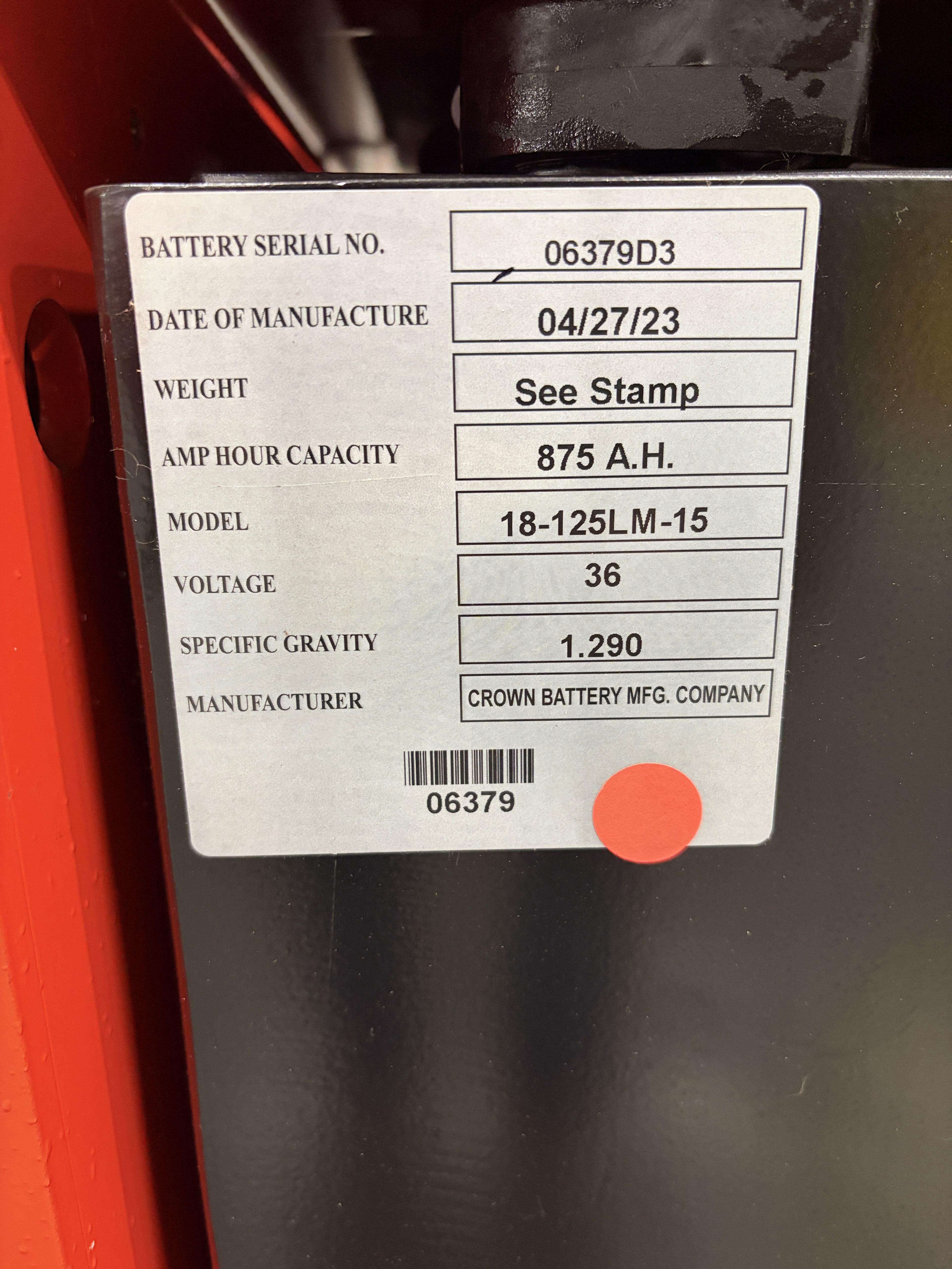 Linde E18S Forklift - Document 2