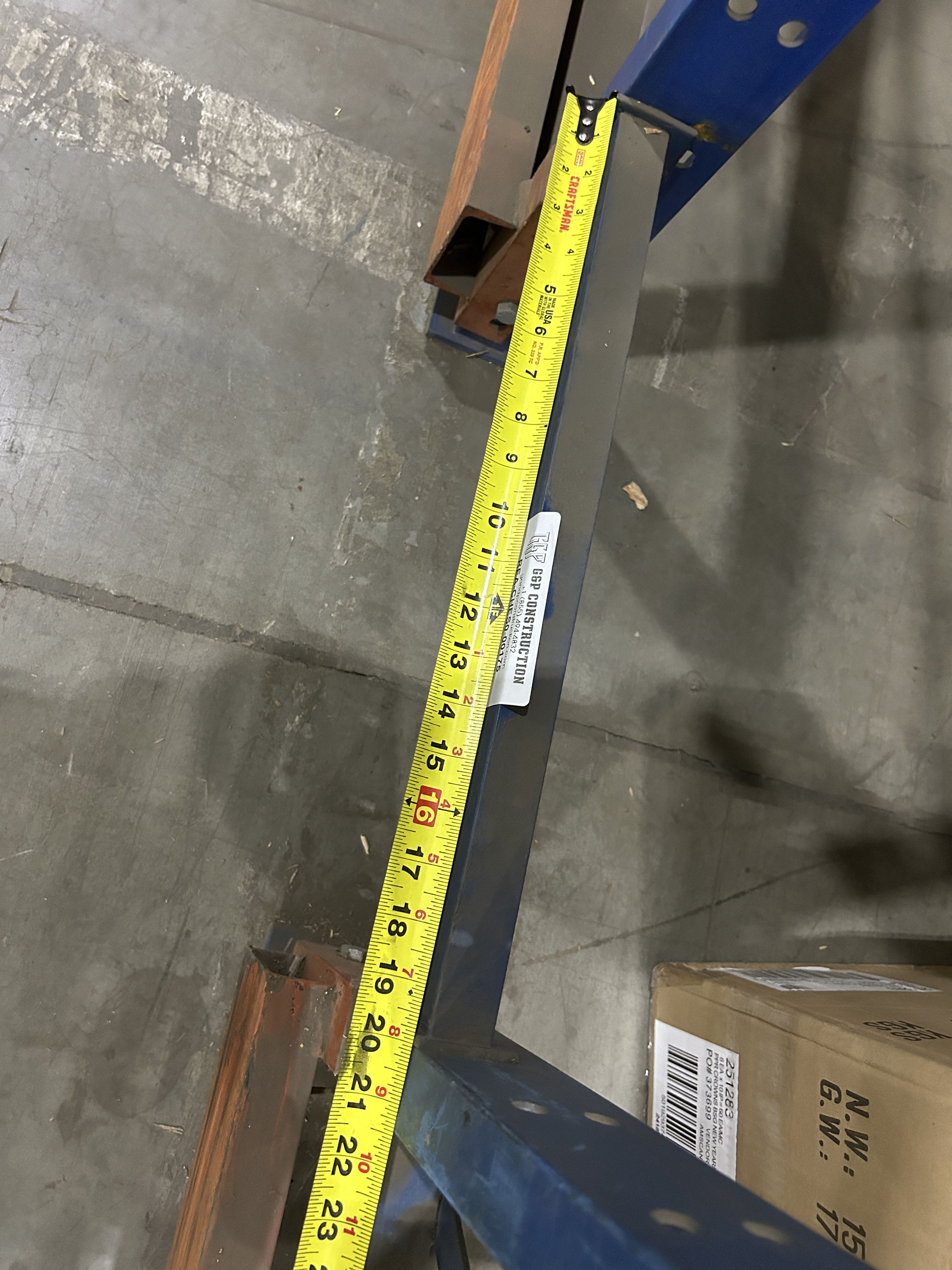 Frazier Row Spacer - 20" x 1" - Structural - Document 5
