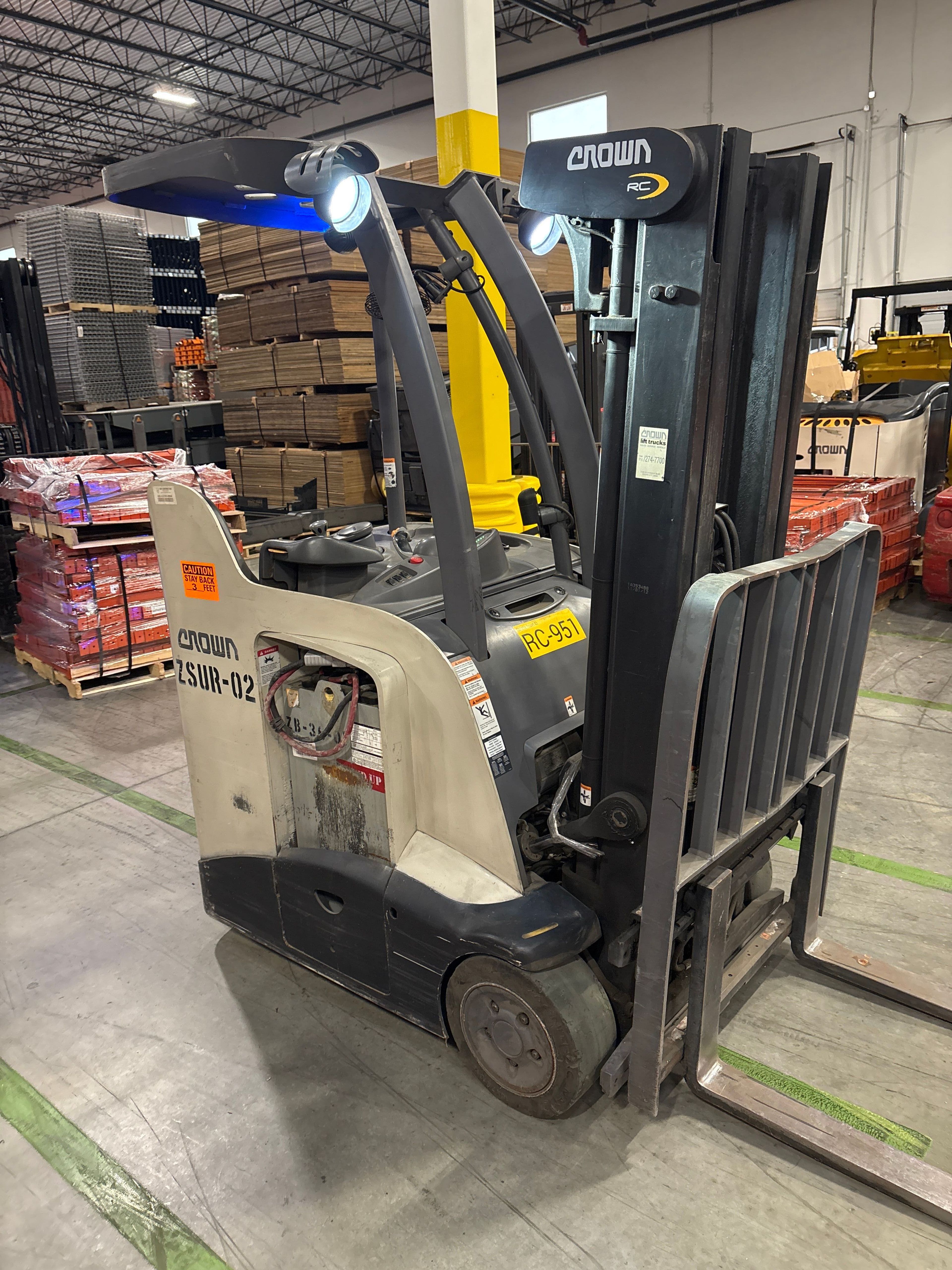 Crown Stand Up Counter Balance Forklift - Document 5