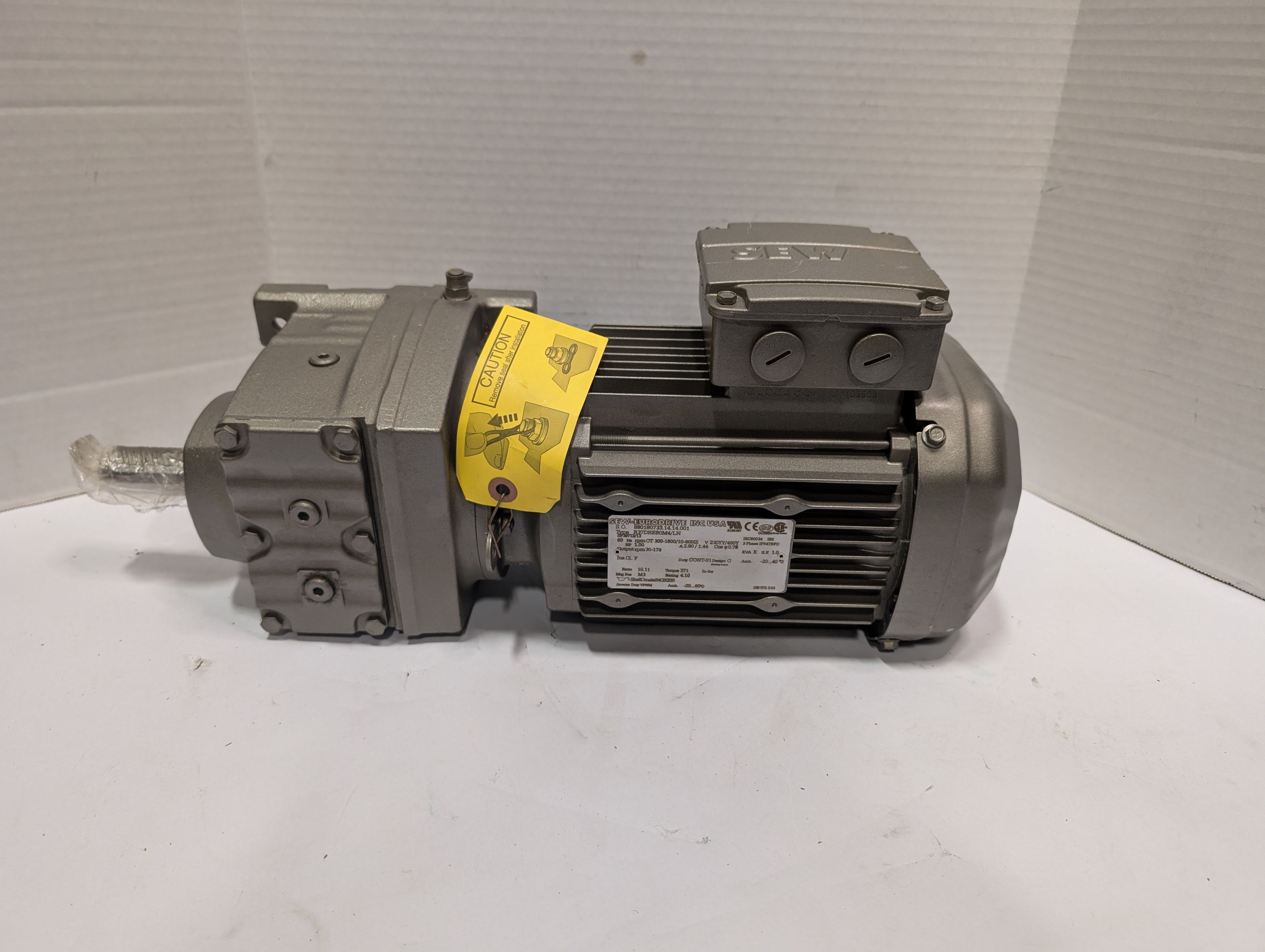 Sew-Eurodrive - 1 HP Electric Motor - R37DRE80M4/LN