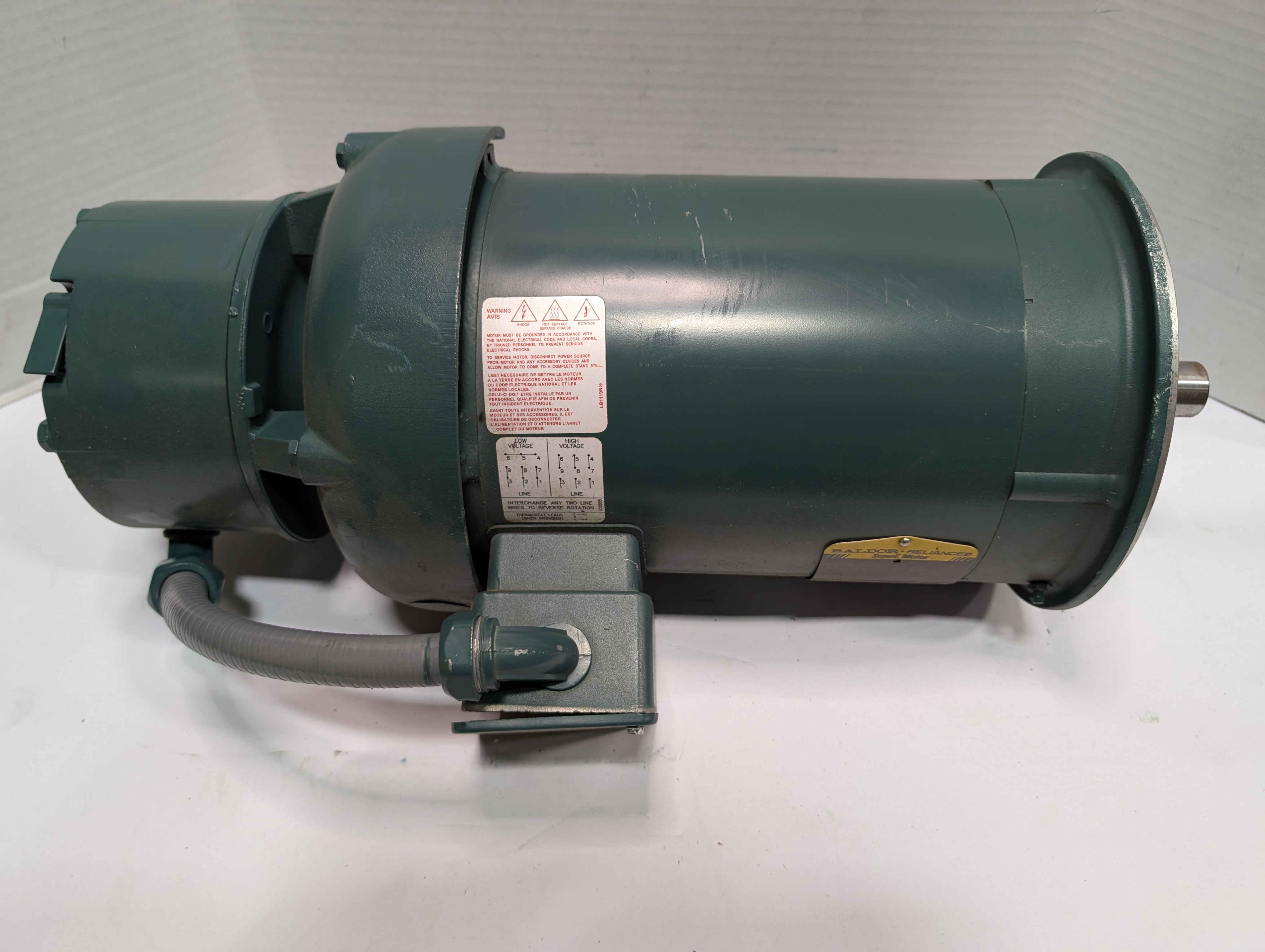 Baldor Reliance - 3 HP Electric Motor - VEBM3611T-D