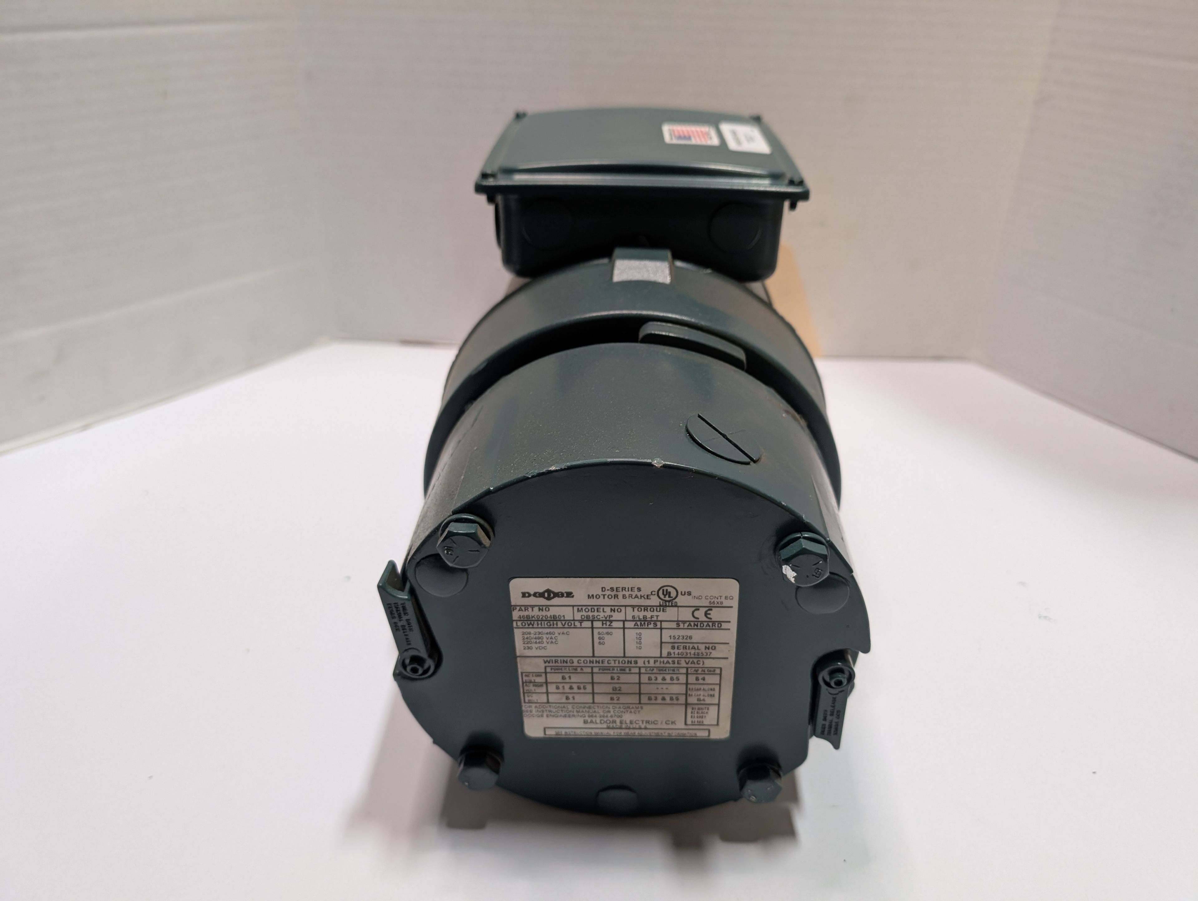 Baldor Reliance - 1 HP Electric Motor - V M3546T-D - Document 6